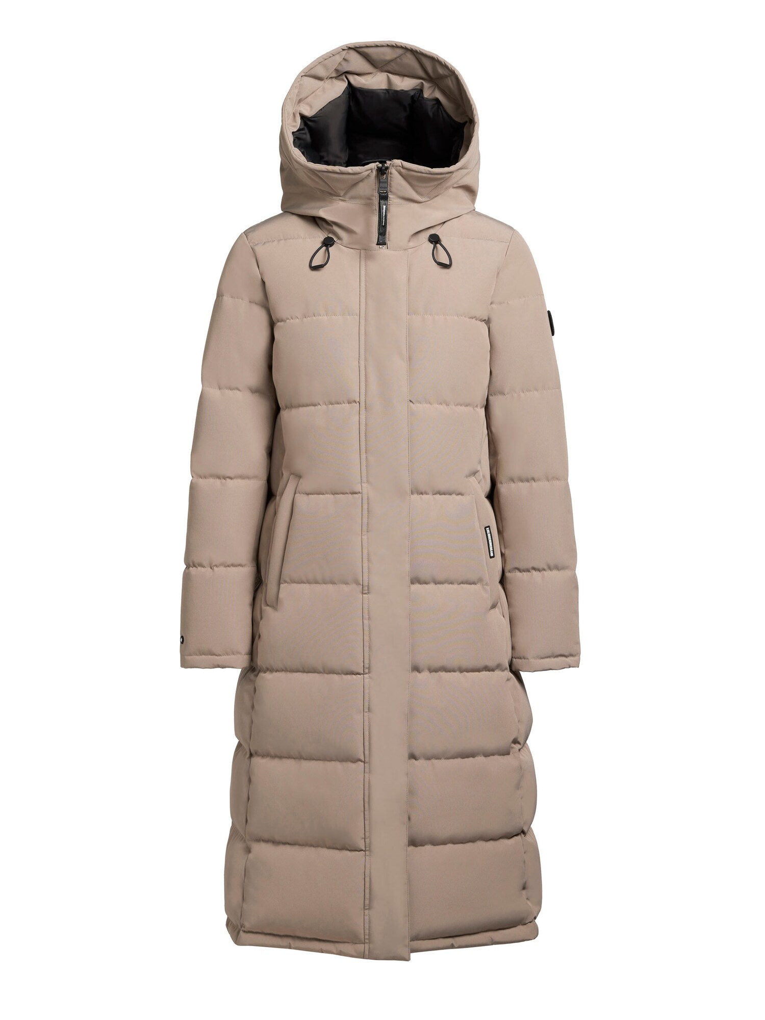 khujo Palton de iarnă  DEVION   bej / grej