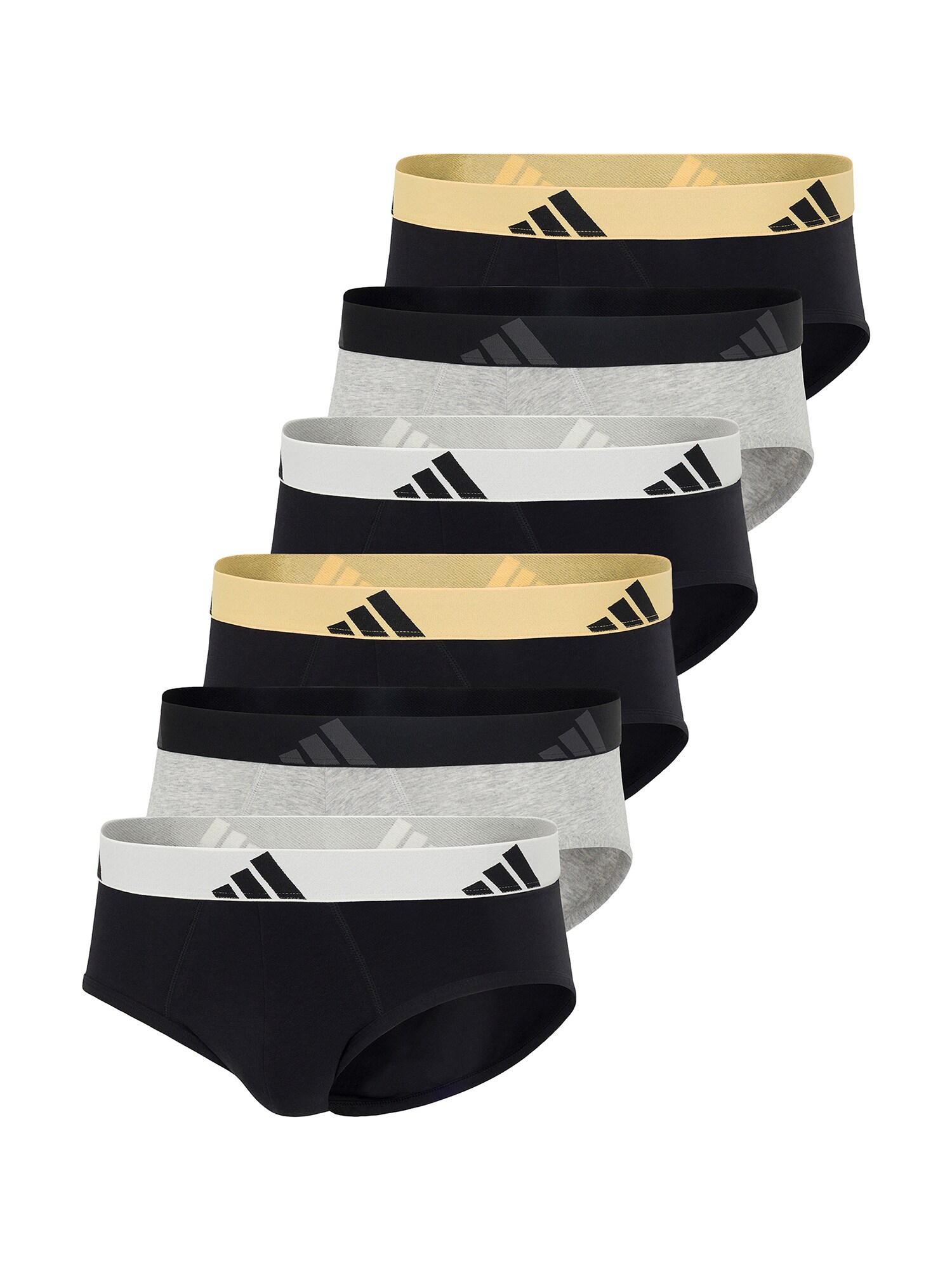 Adidas Sportswear Slip ' Active Flex Cotton ' Grijs Gemêleerd / Zwart