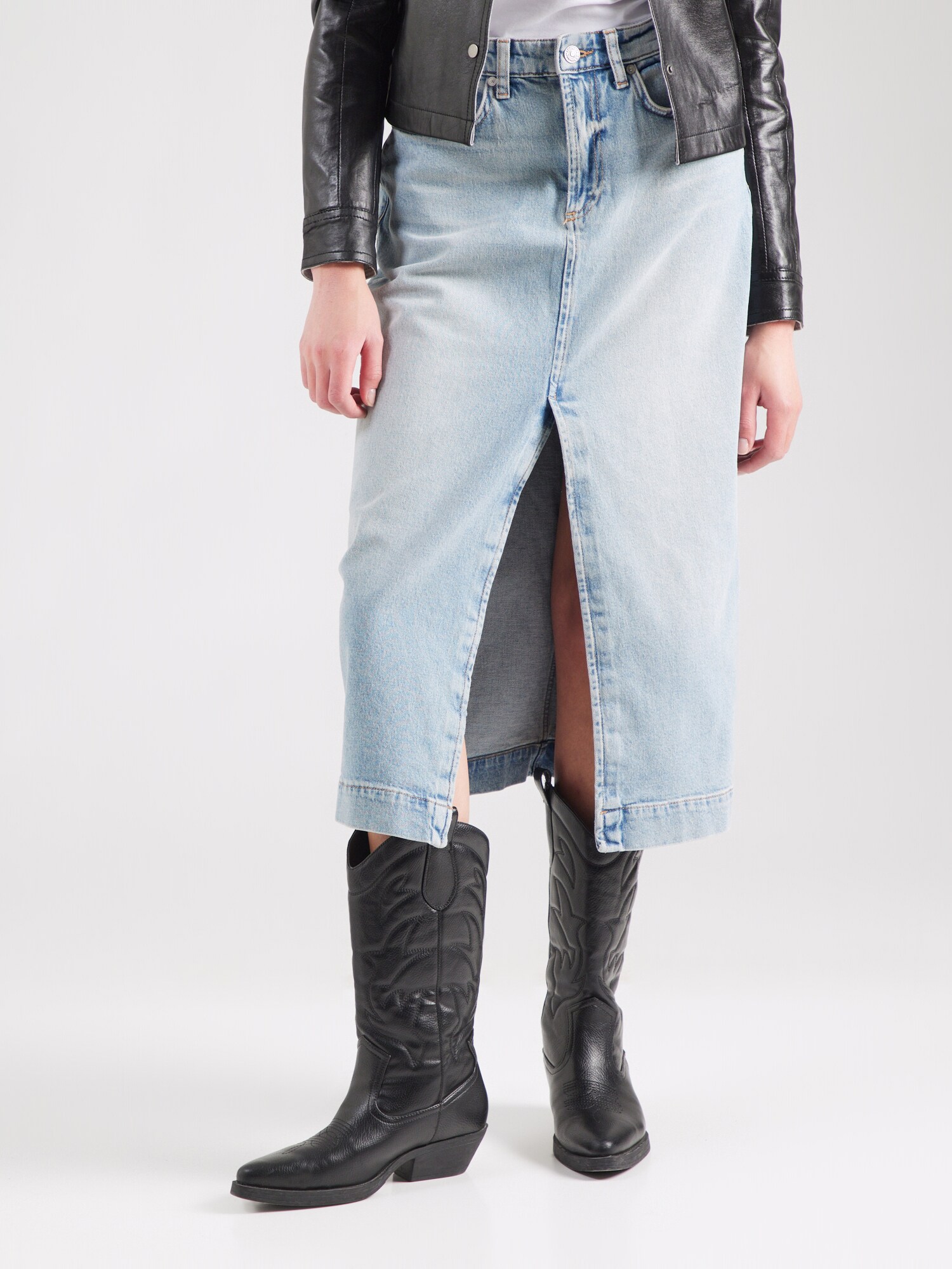 7 for all mankind Szoknyák 'AMBER'  kék farmer termék 2. képe