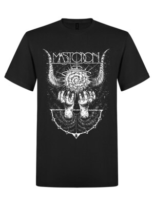 Mastodon Camiseta 'Mastodon Horns T-Shirt'  negro