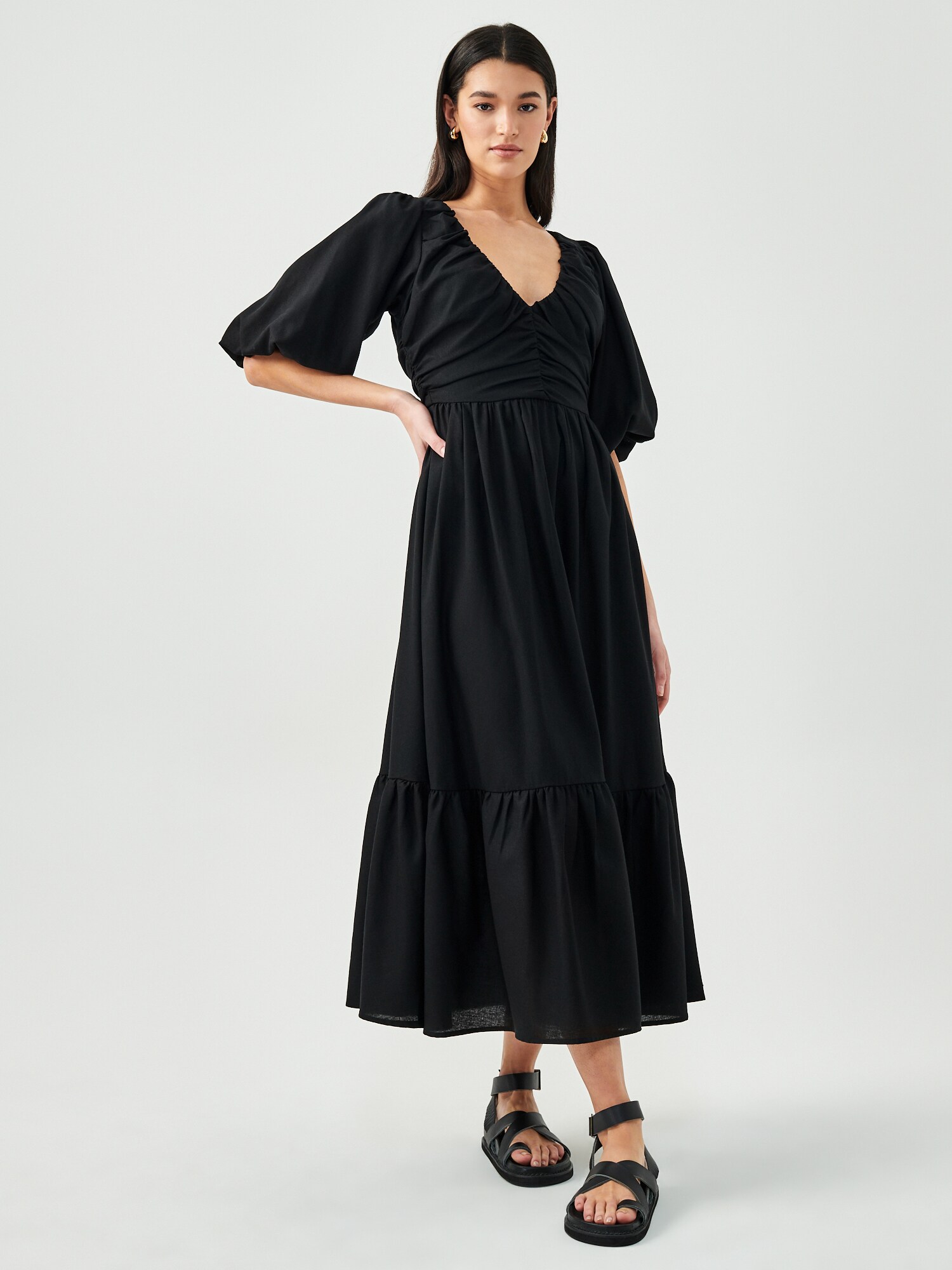 Thumbnail - St MRLO Kleid LUCA TIERED DRESS
