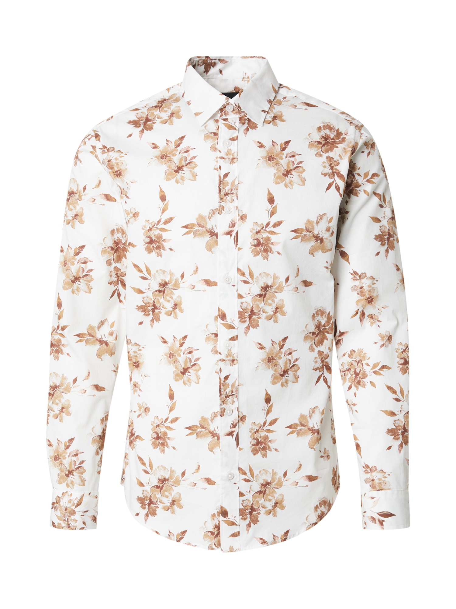 Jack & Jones Premium Ing 'JPRBLamonaco'  gesztenyebarna / mokka / fehér akciós termékkép 1