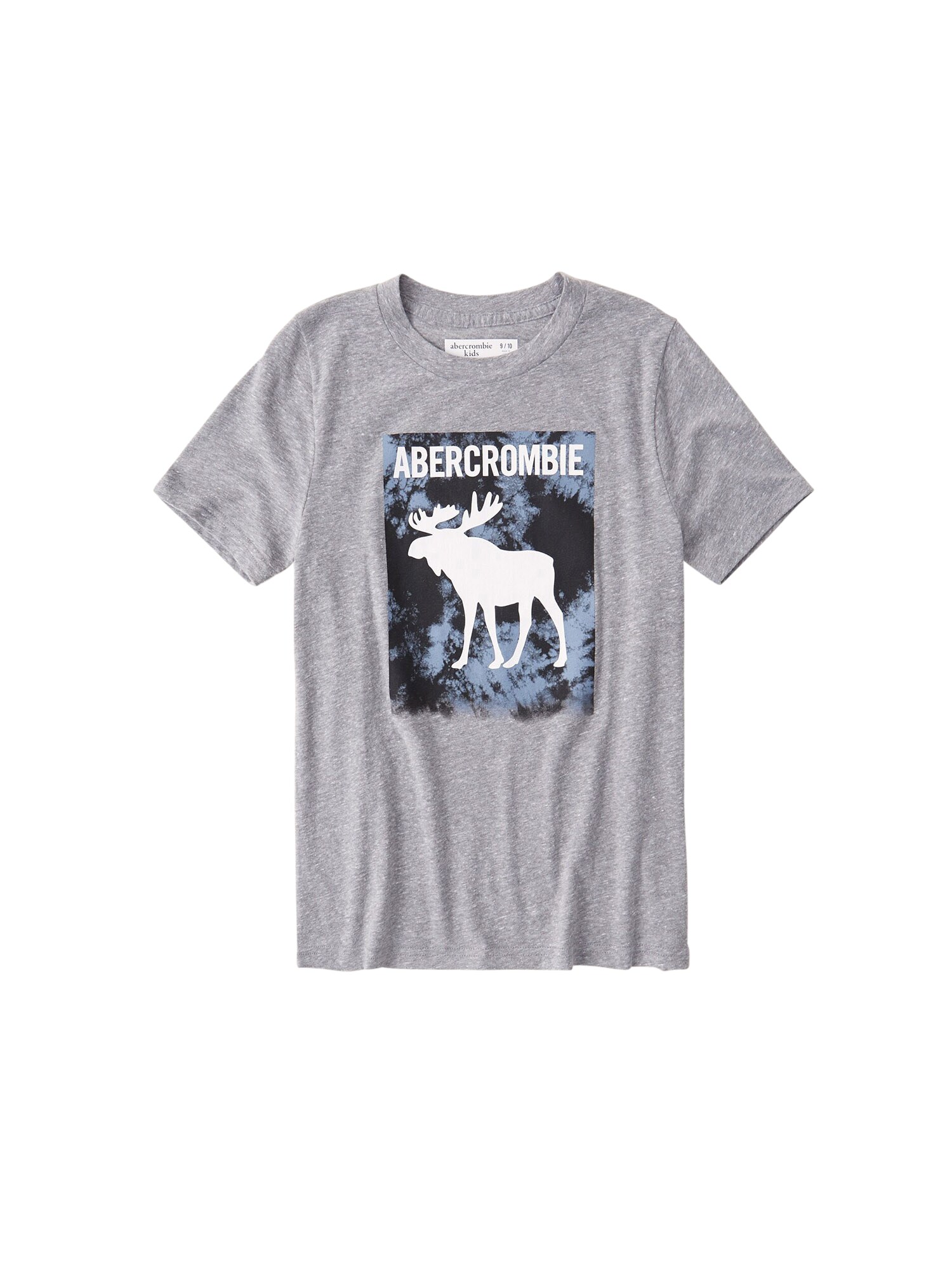 Abercrombie & Fitch Marškinėliai  margai pilka / balta / tamsiai pilka / šviesiai mėlyna
