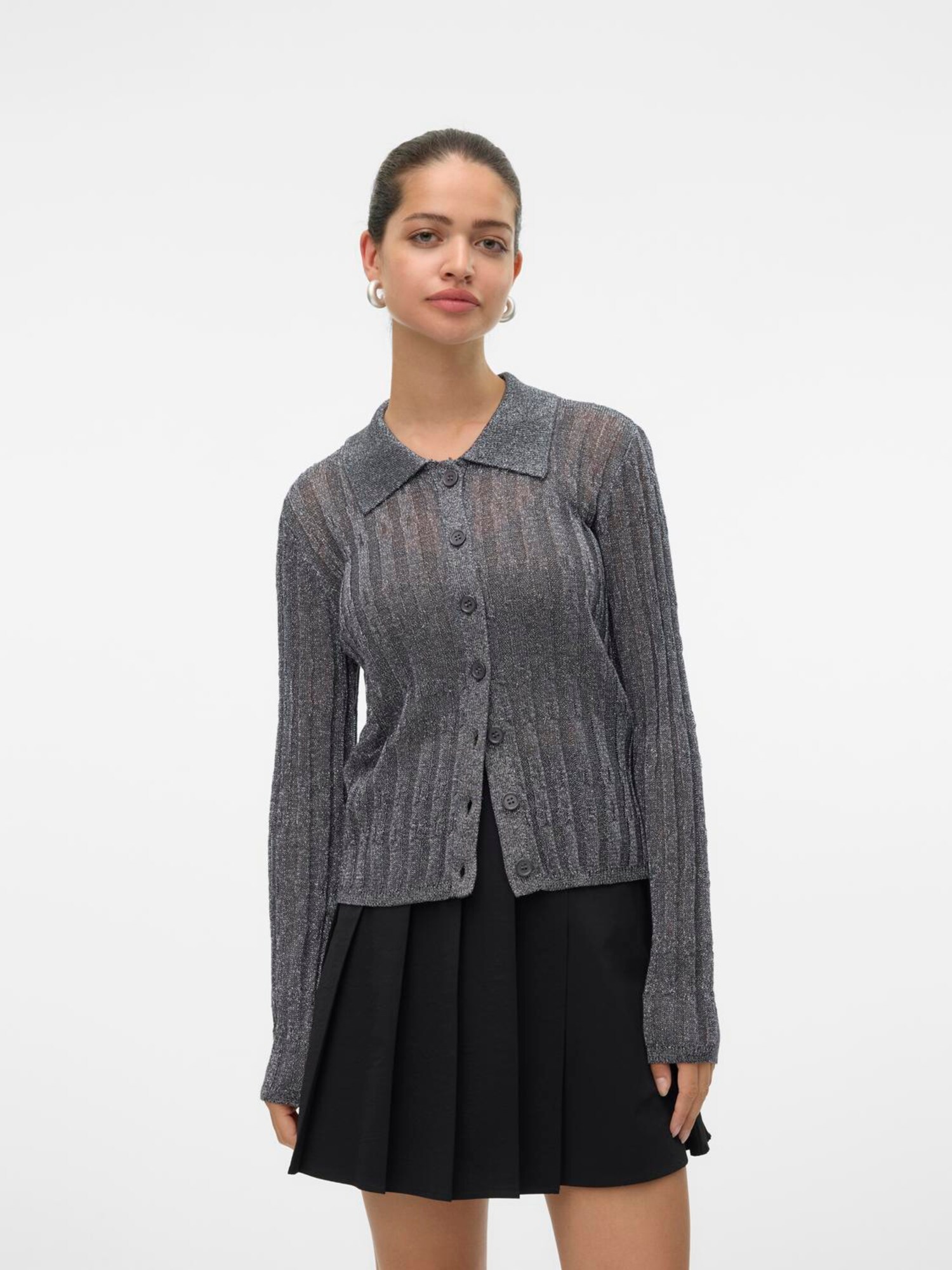 VERO MODA Kardigán 'VMMiles'  bazaltszürke termék 2. képe