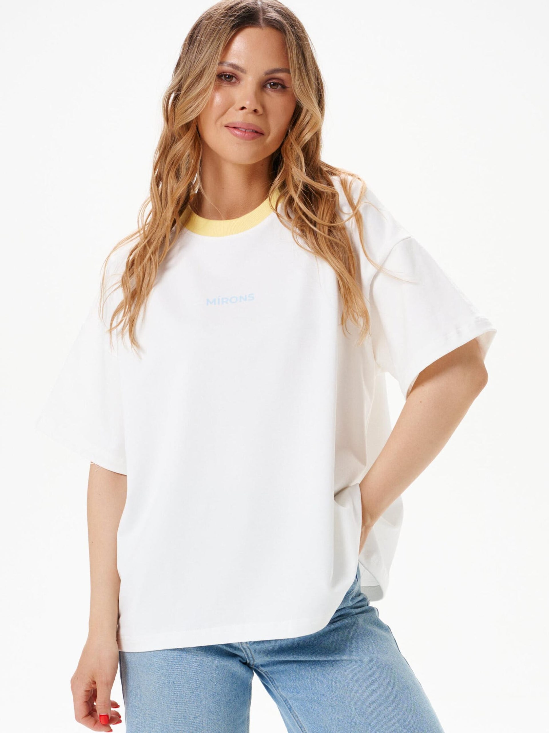 MIRONS T-shirt 'La Dolce Vita Stripes' dam