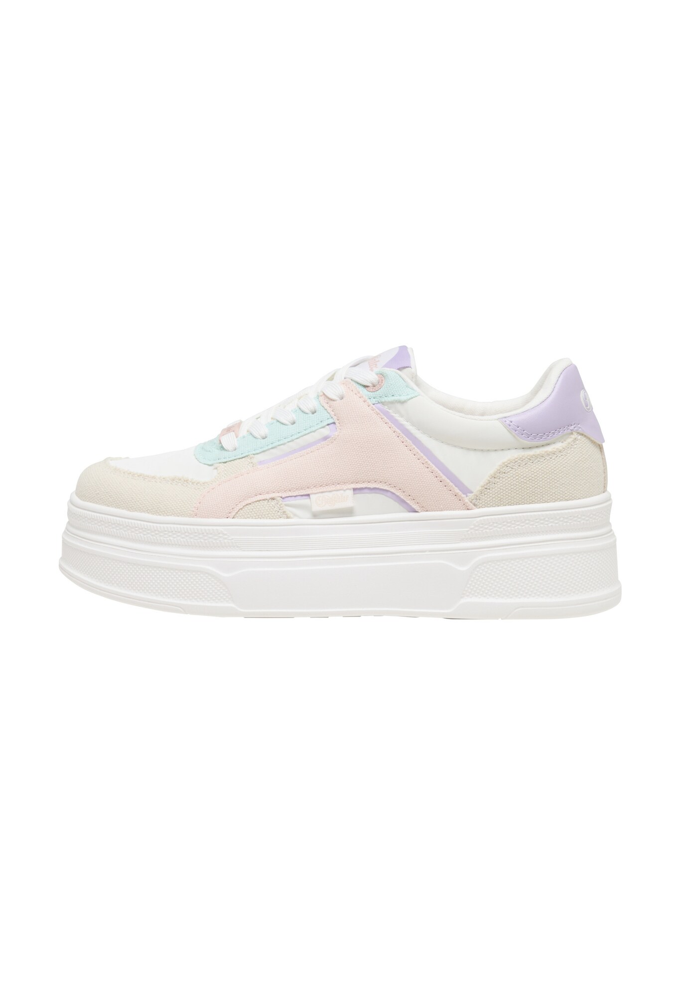 BUFFALO Sneaker low Zape bej / crem / albastru deschis