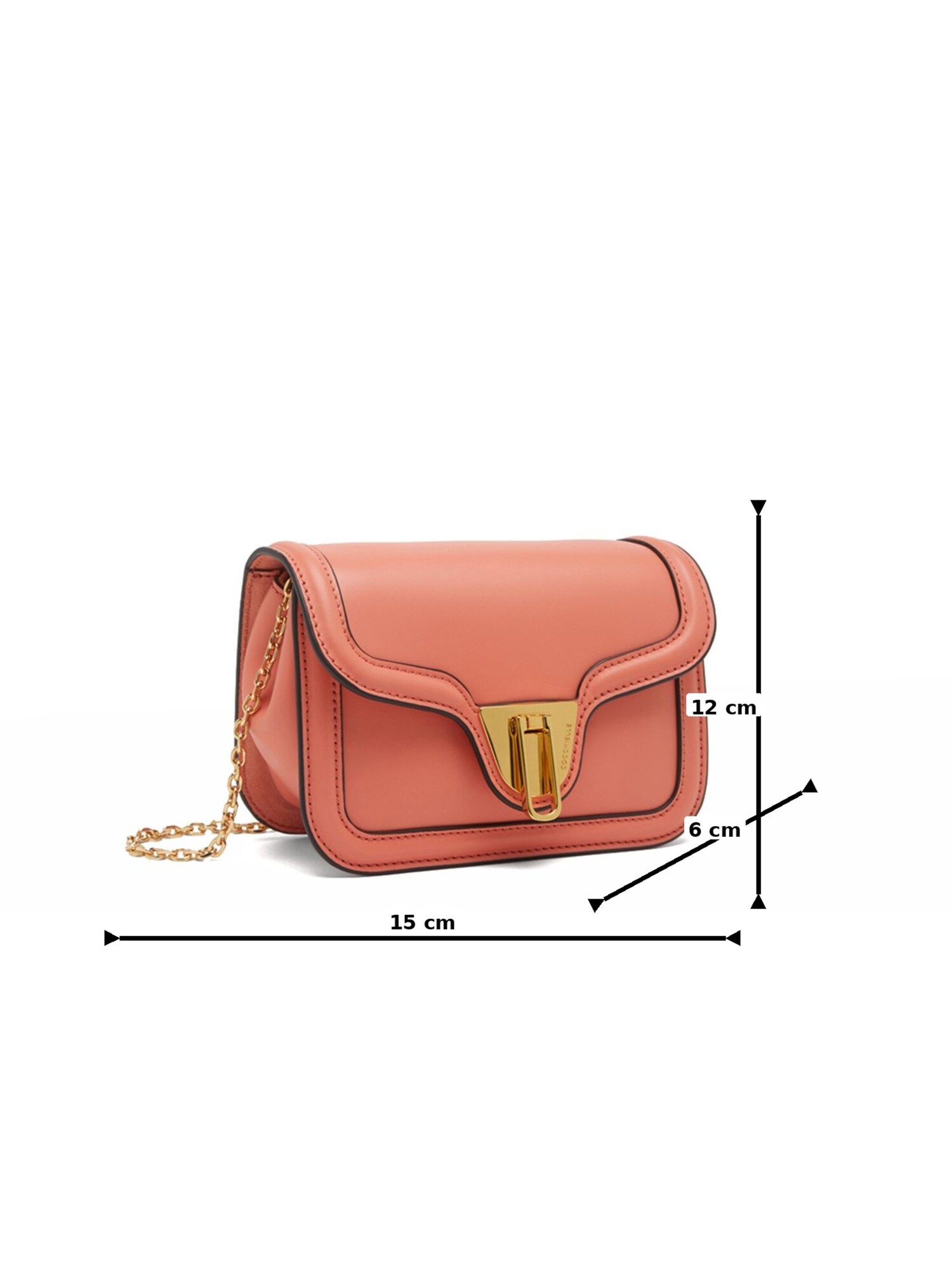 Coccinelle Bolso de hombro 'Marvin Twist 15x11.5x6 cm'  rojo