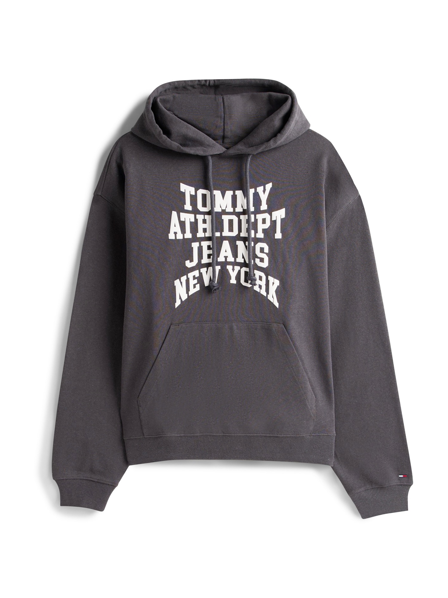 Tommy Jeans Mikina 'Heritage '90s Varsity' čierna / biela