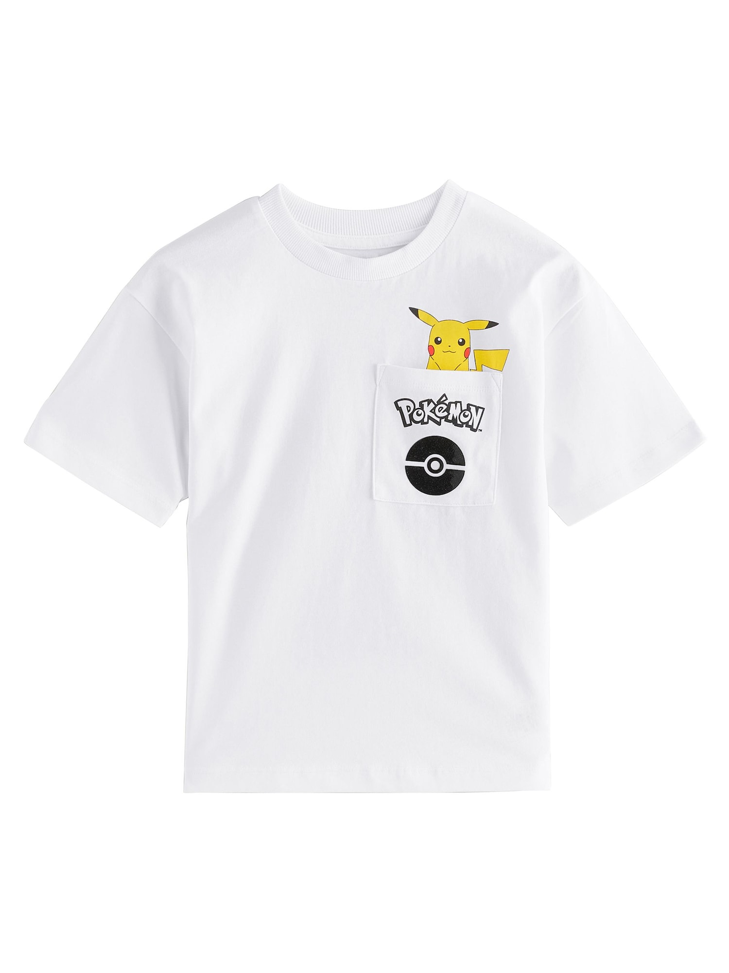 Next Tricou  galben / negru / alb