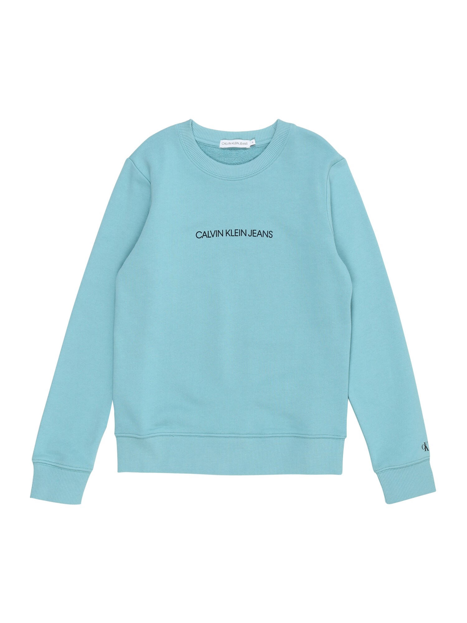 Calvin Klein Jeans Megztinis be užsegimo  šviesiai mėlyna / tamsiai mėlyna