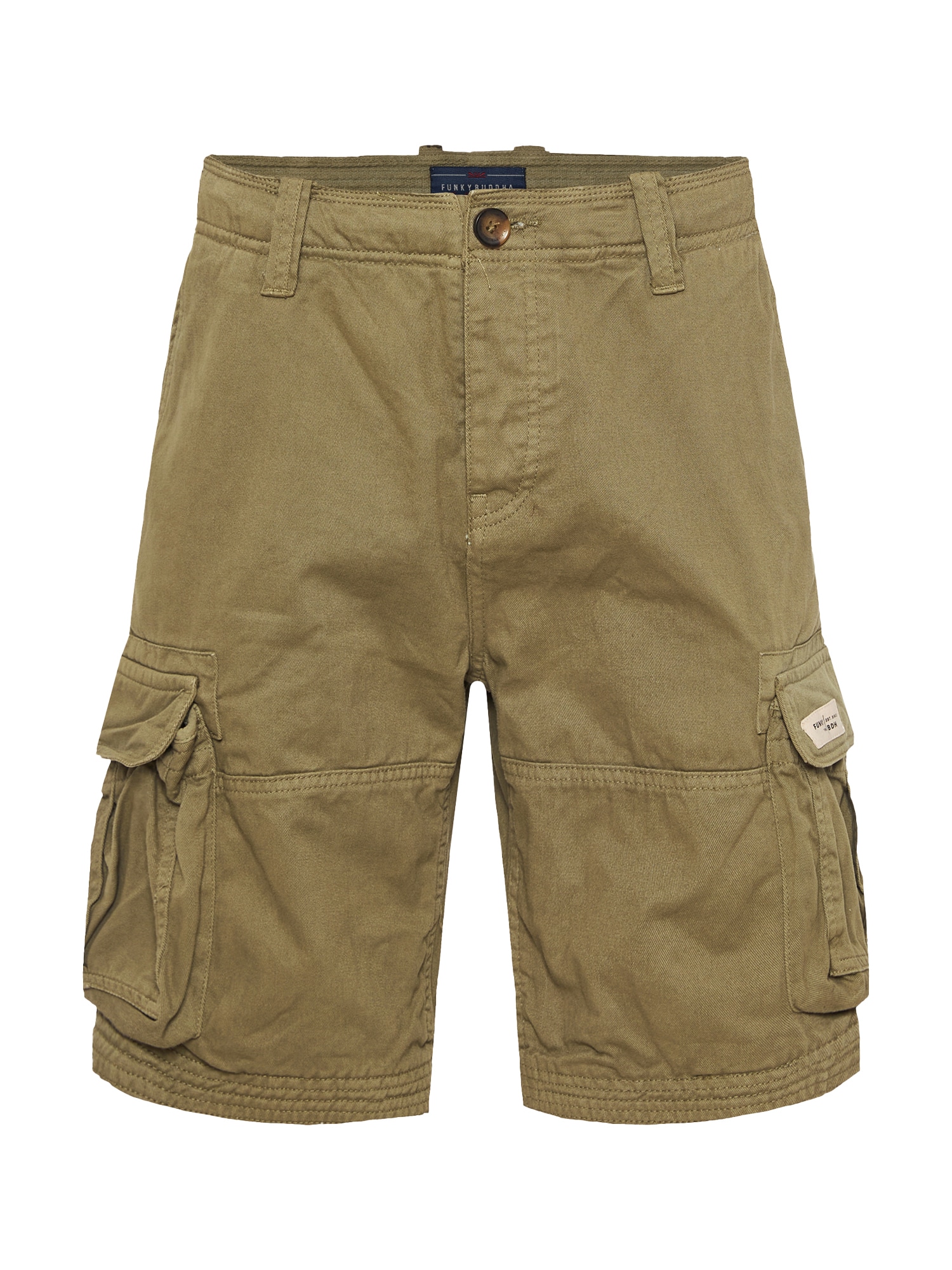 Funky Buddha Pantaloni cu buzunare  oliv