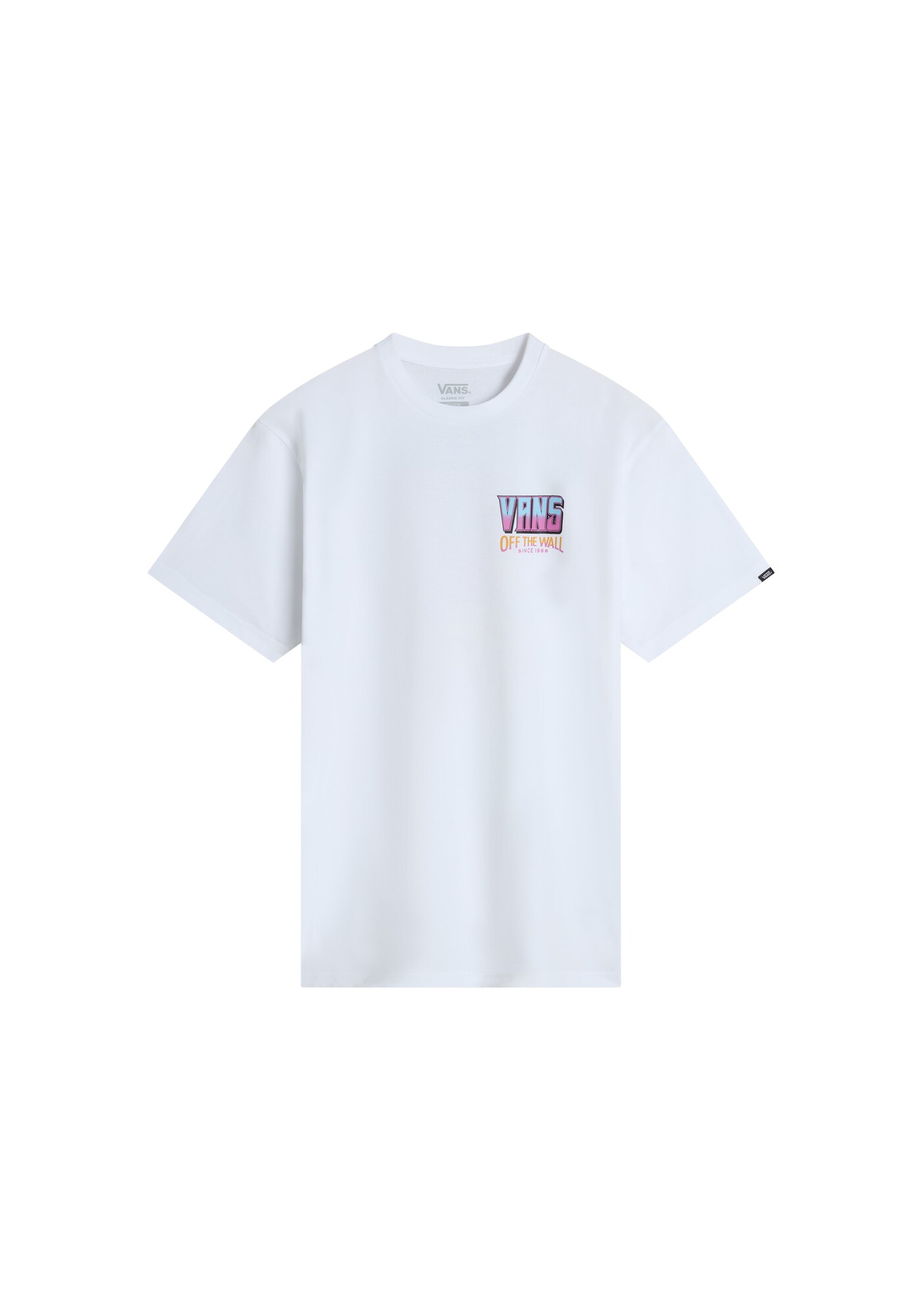 VANS Póló 'PALM CHEERS CLASSIC'  világoskék / zöld / narancs / fukszia / fehér akciós termékkép 1