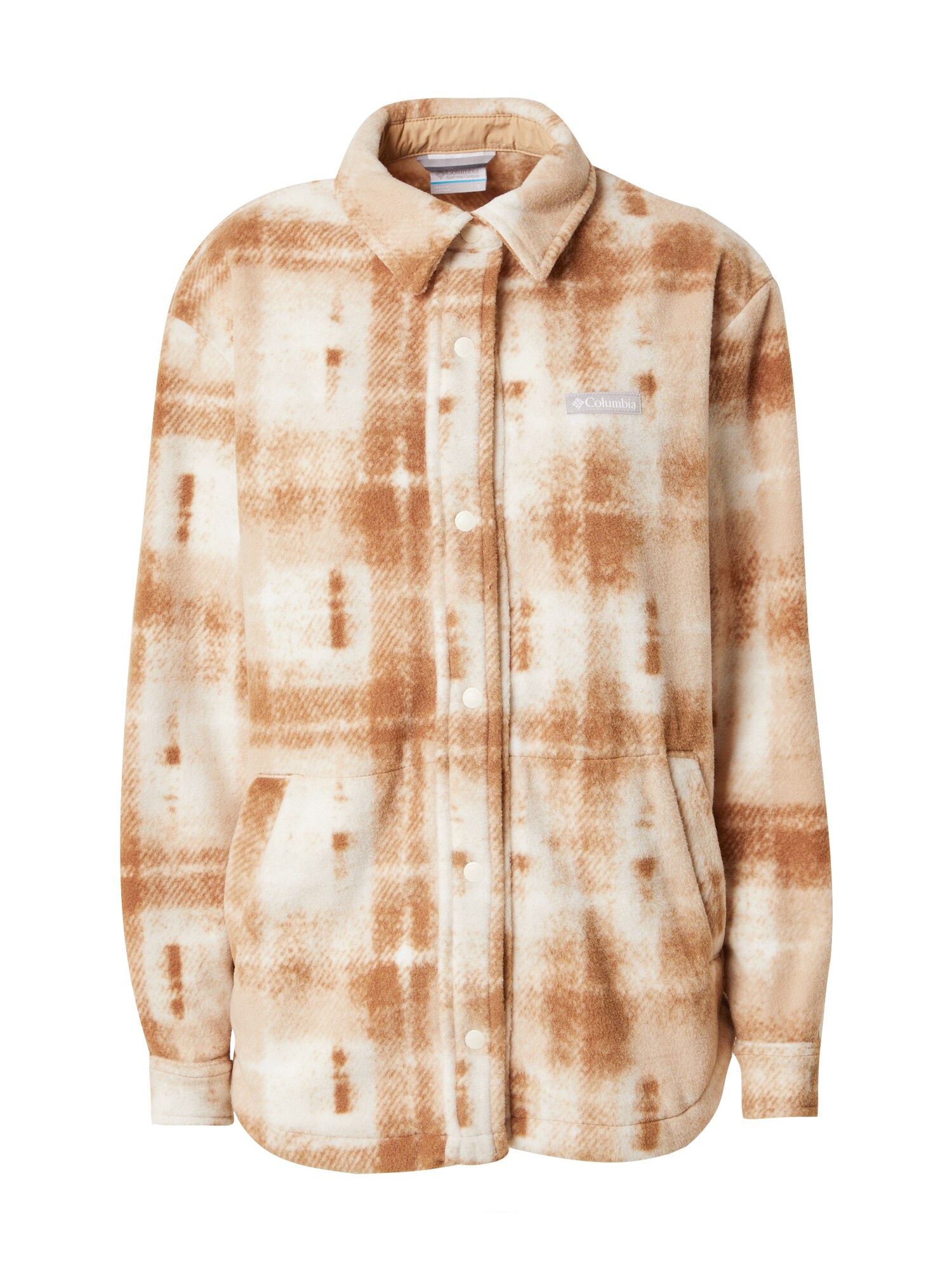 COLUMBIA Jachetă  fleece funcțională Benton  maro coniac / alb