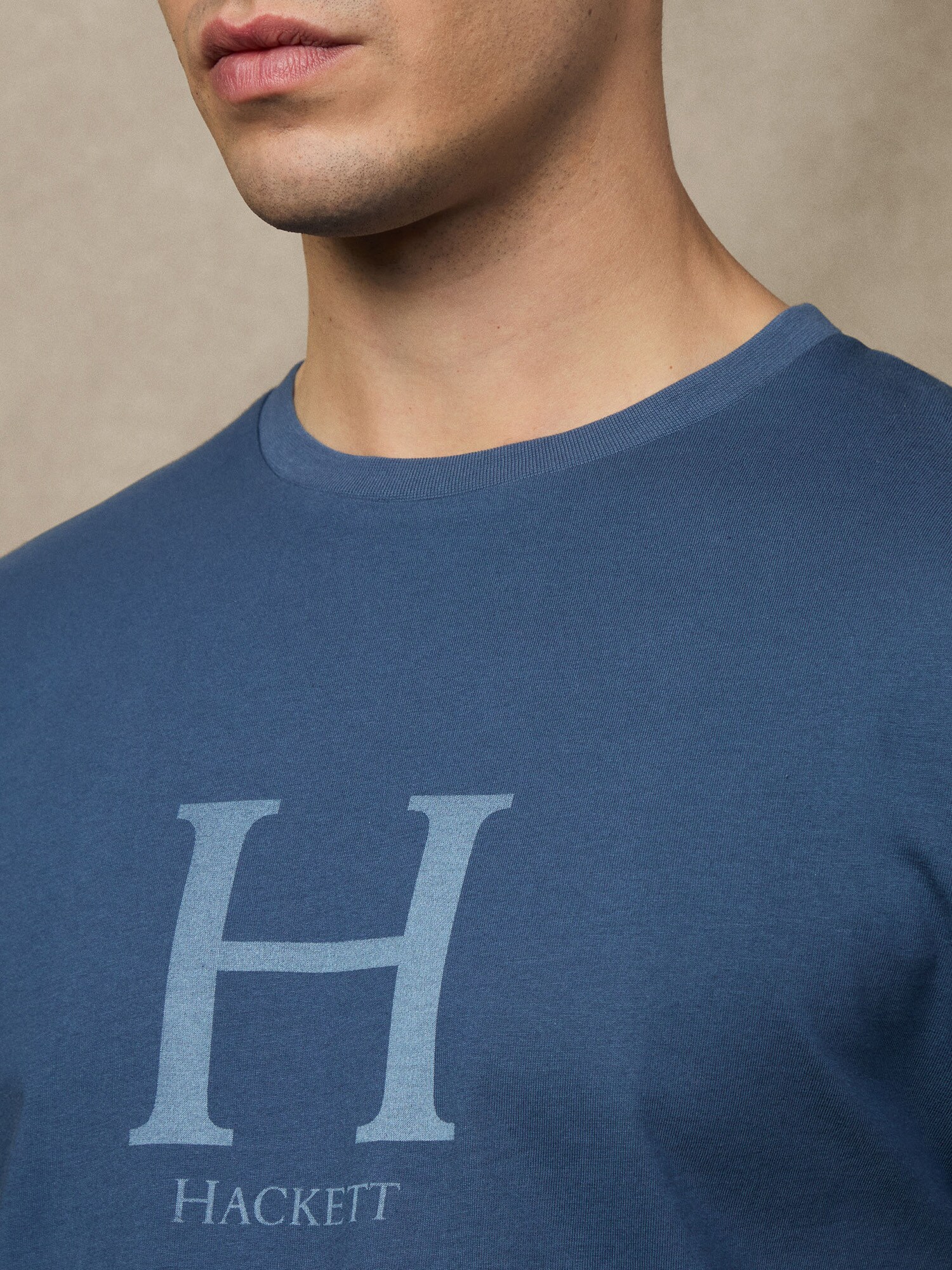 Hackett London Tričko 'Heritage' námornícka modrá / svetlomodrá (obrázok 5)