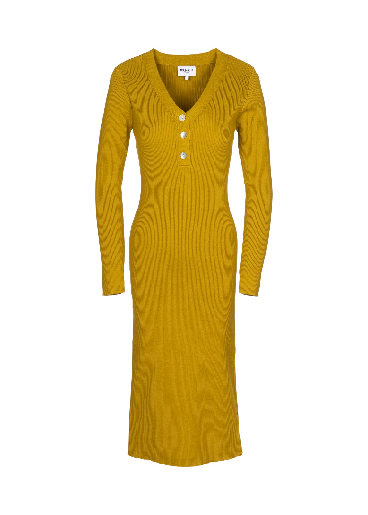 FRNCH PARIS Megzta suknelė 'Leanne' alyvuogių spalva
