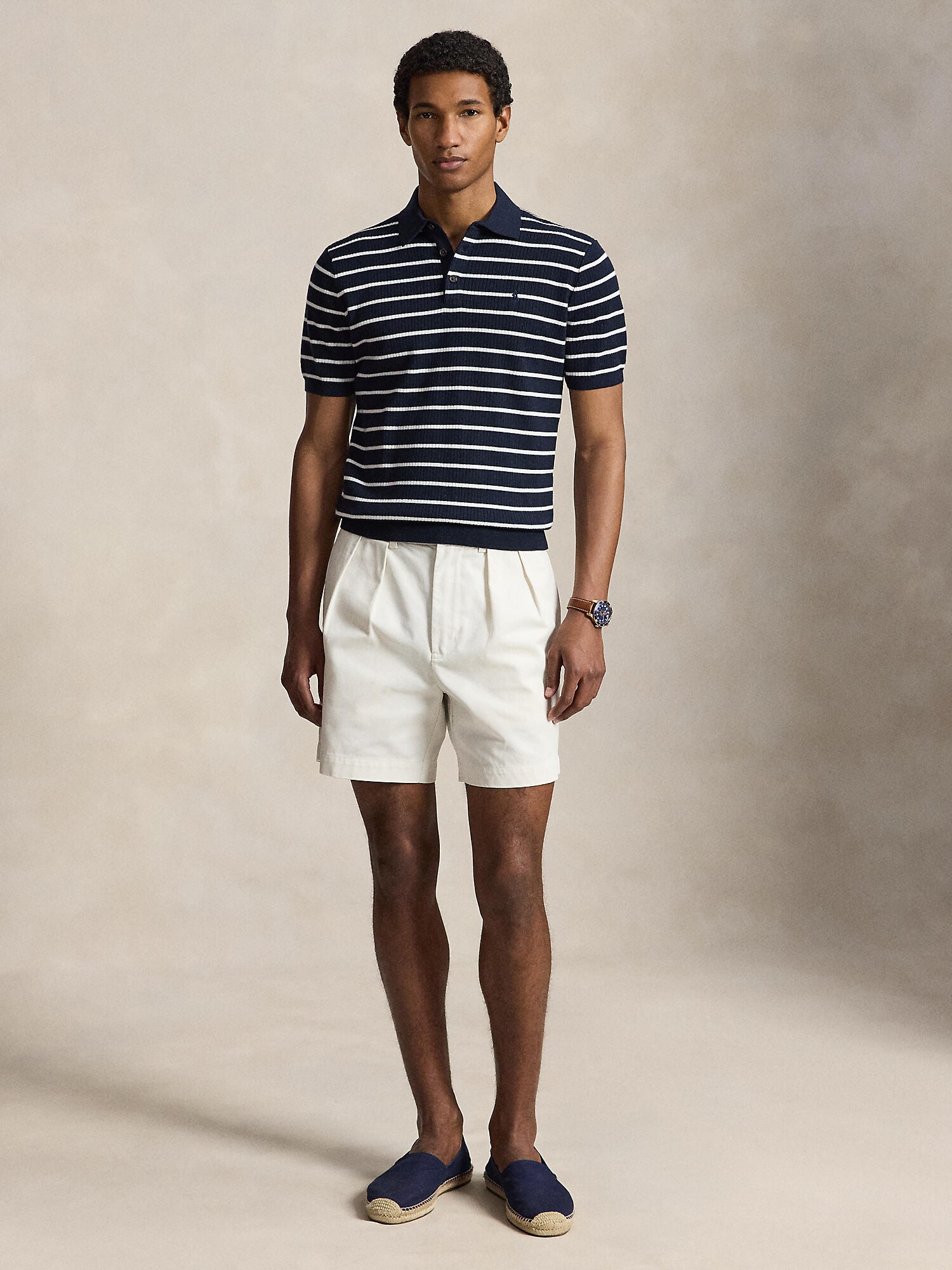 Polo Ralph Lauren Jersey  navy / blanco – imagen 4