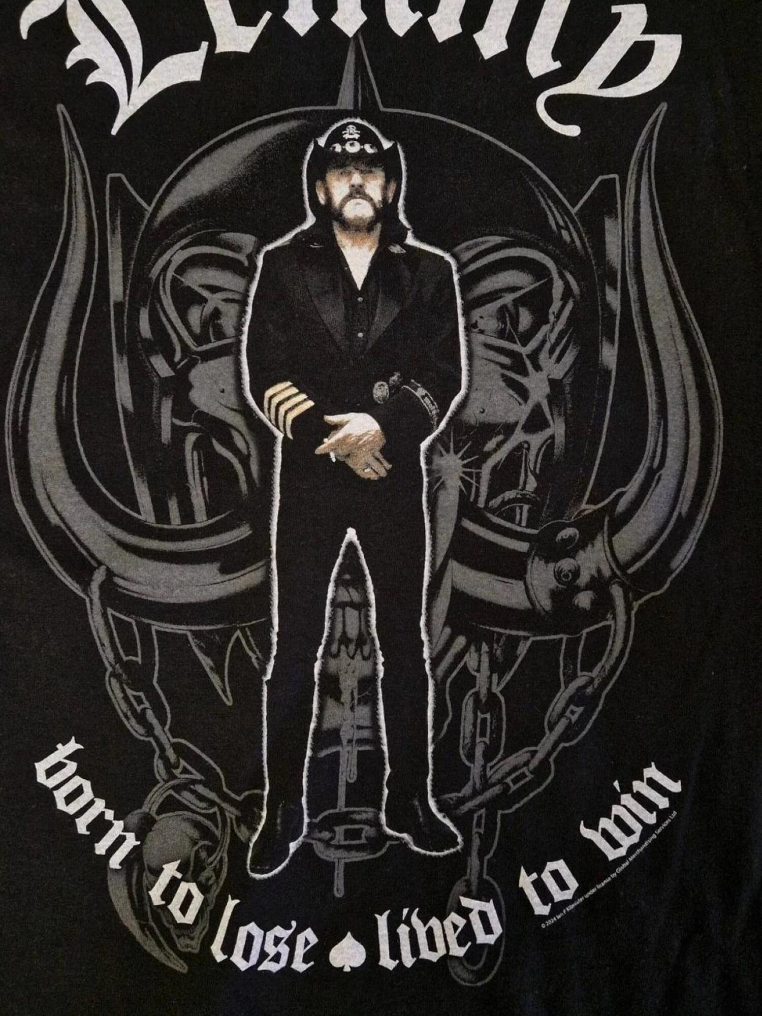 Lemmy Kilmister Camiseta 'Lemmy Kilmister --Memorial Statue T-Shirt' negro – imagen 3