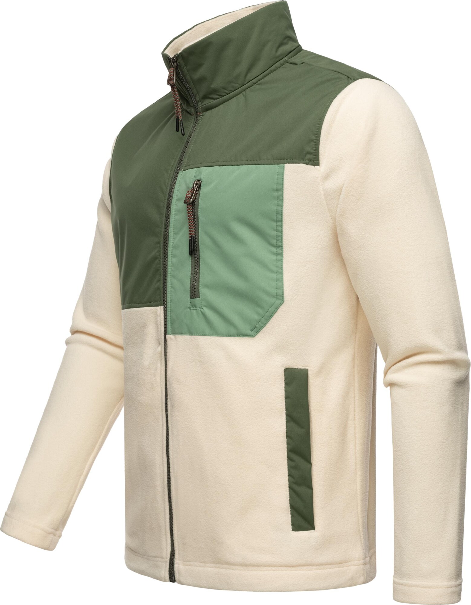 Ragwear Polár dzseki  bézs / zöld / khaki termék 2. képe