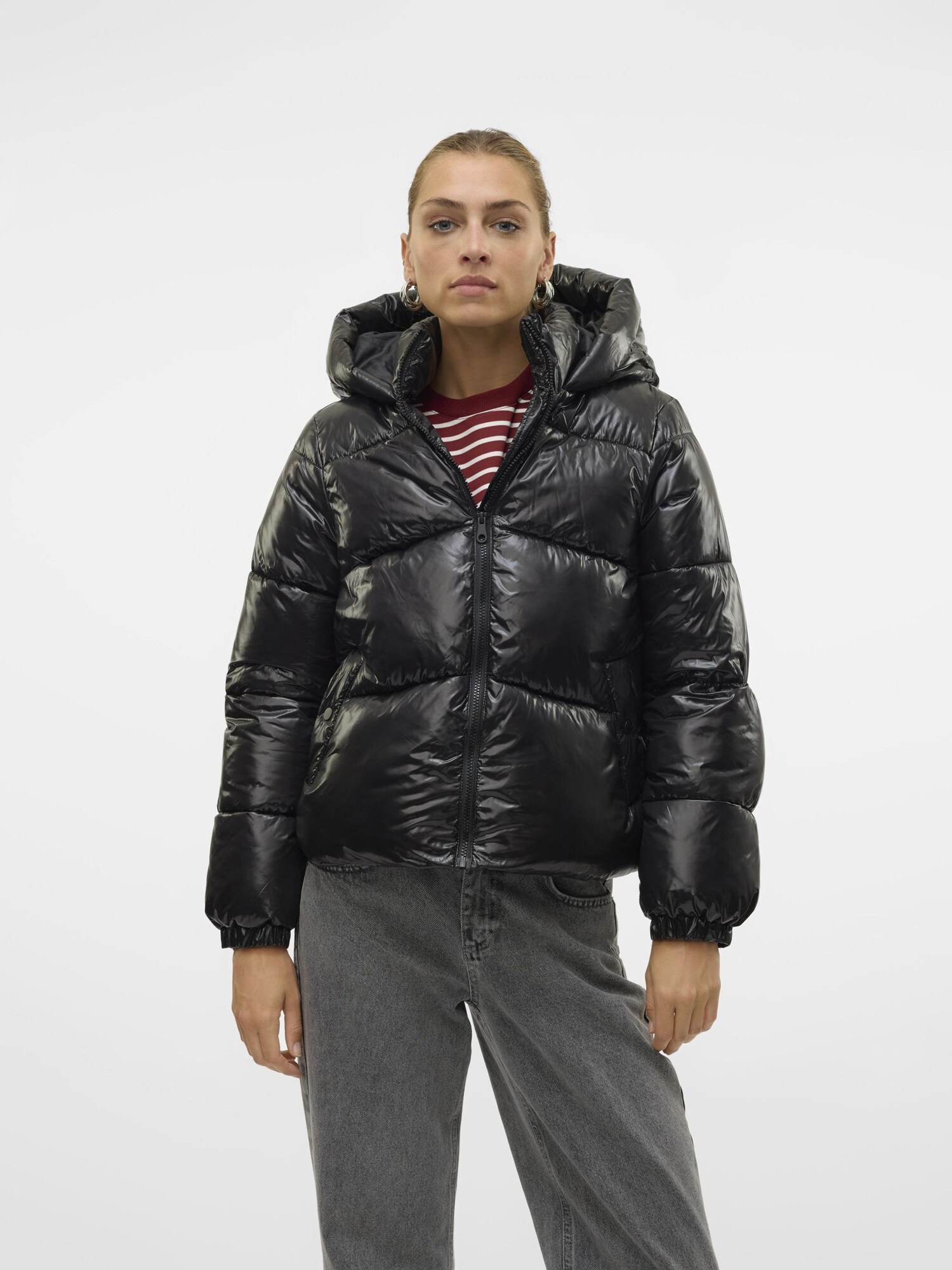 VERO MODA Zimná bunda 'VMUPPSASHINY' čierna (obrázok 6)