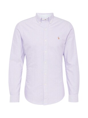 Polo Ralph Lauren Overhemd Ombergrijs / Sering / Wit