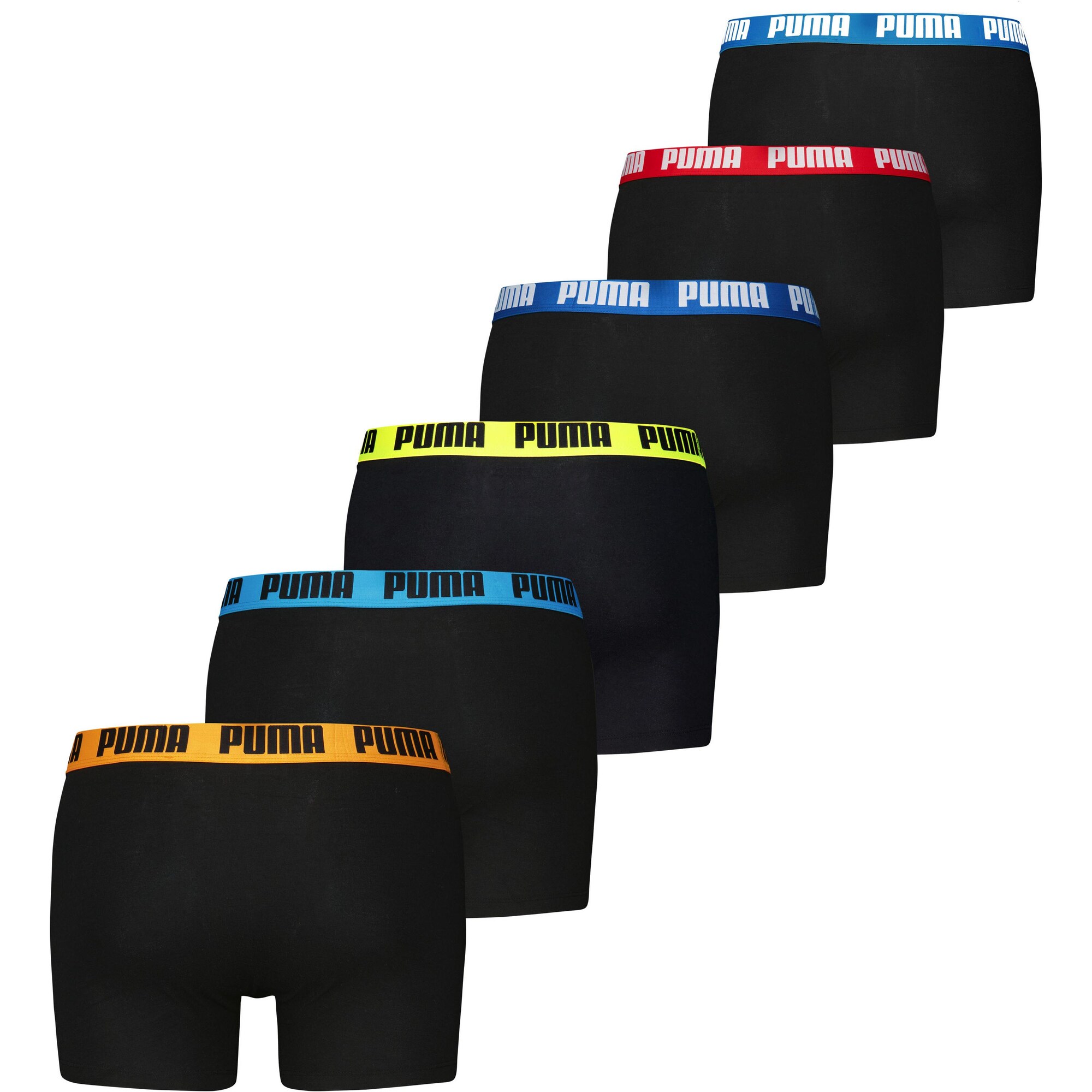 PUMA Boxeralsók 'Everyday'  égkék / sárga / narancs / fekete termék 2. képe