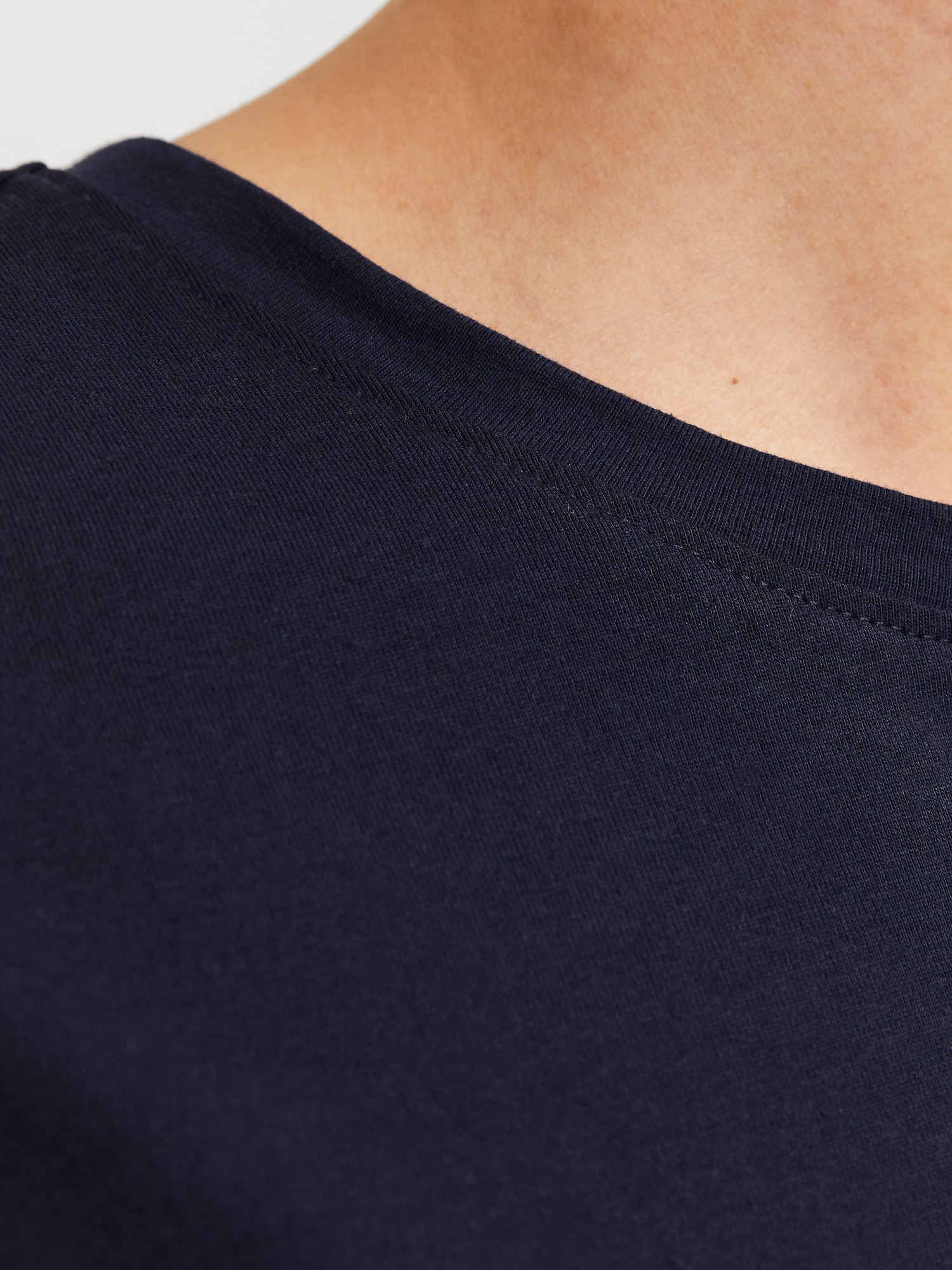 JACK & JONES Póló 'JJColton'  éjkék / narancs / fehér termék 2. képe