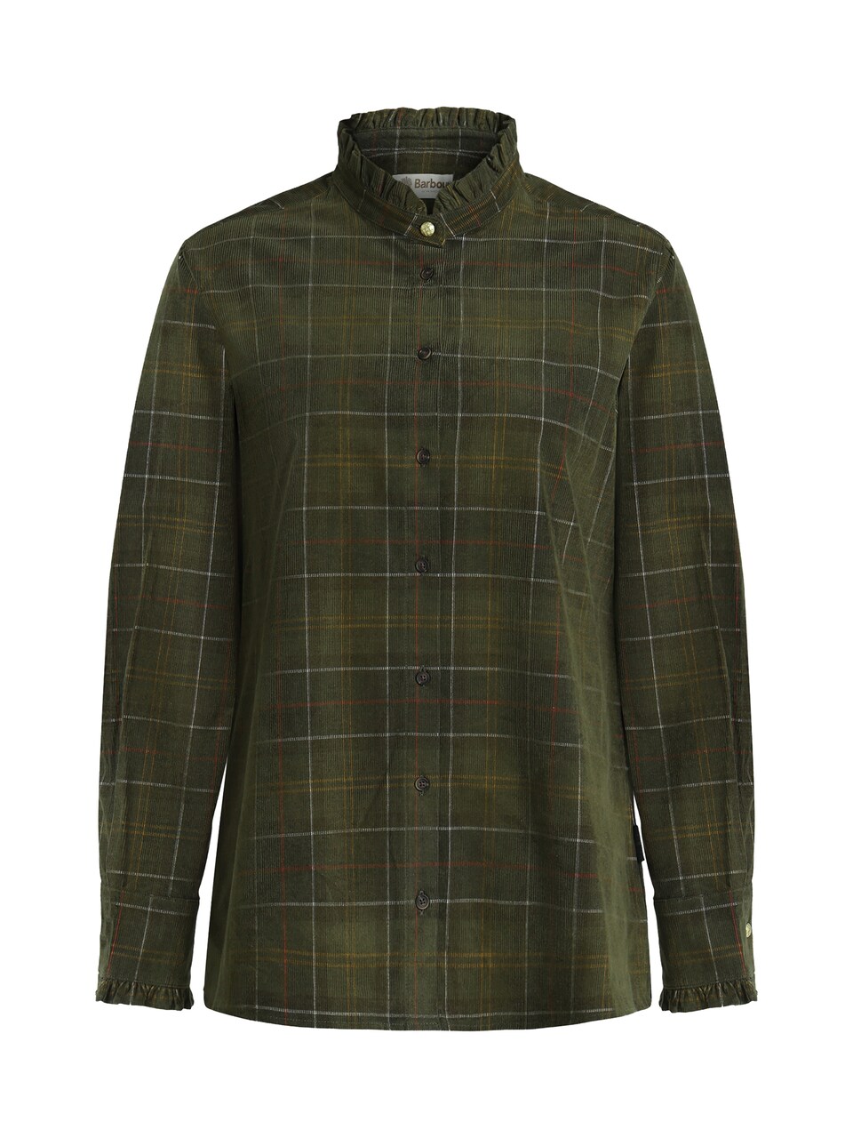 Blus 'Barbour Shae' mörkgrön / roströd