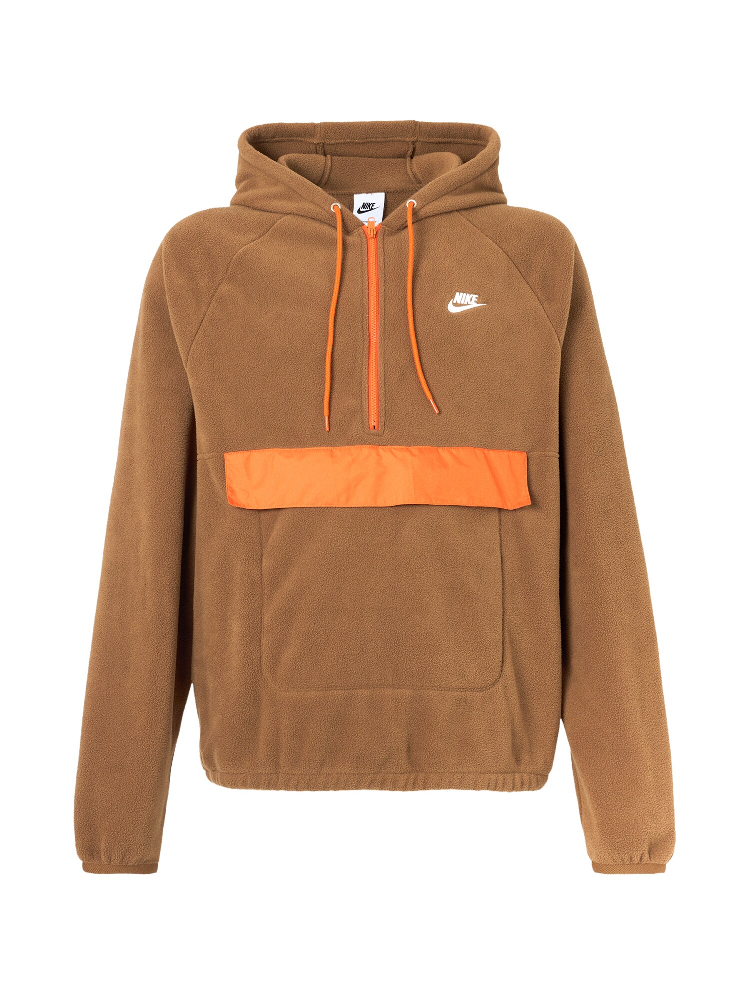 Nike Sportswear Pulover CLUB  maro caramel / portocaliu