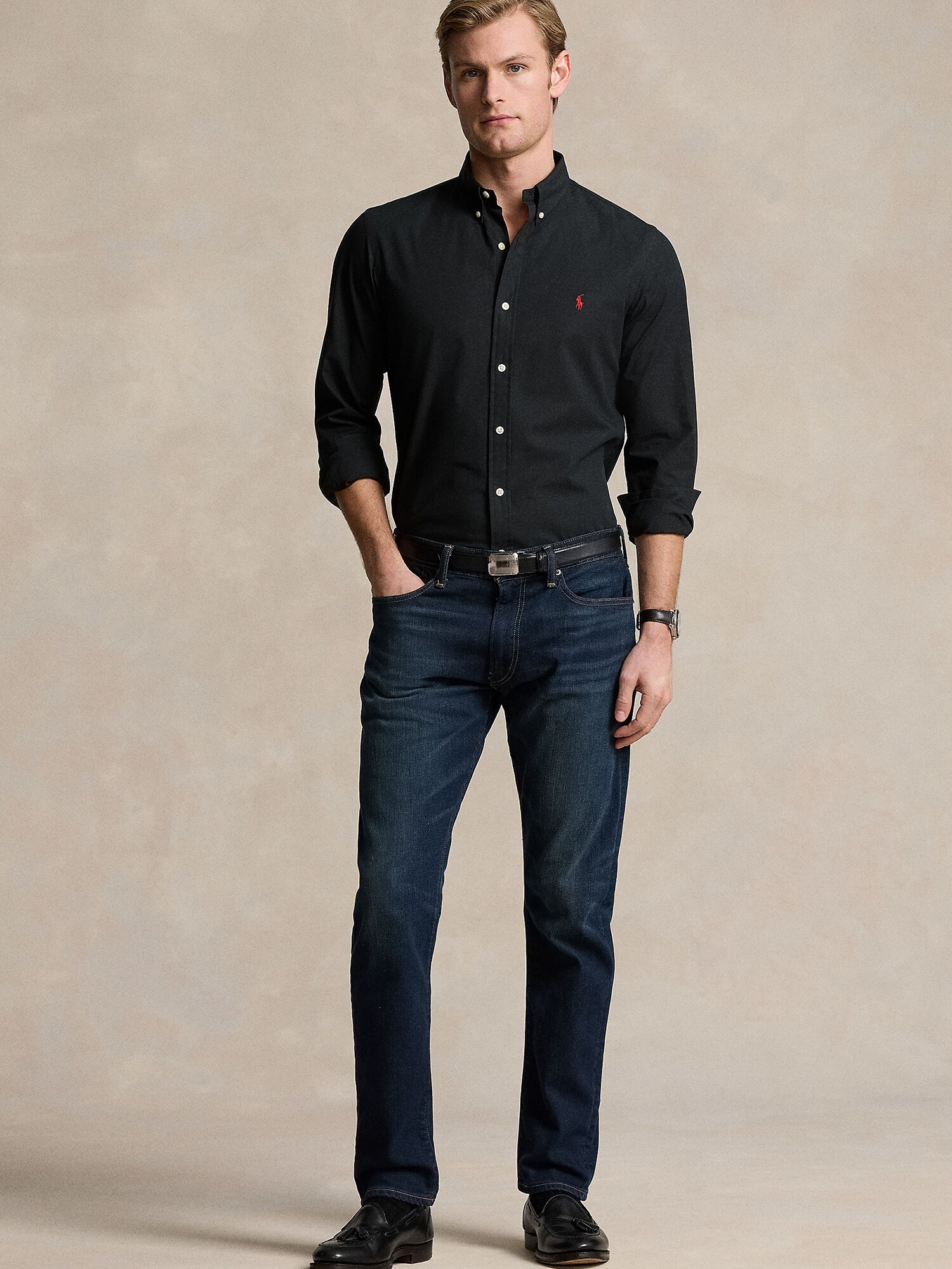 Polo Ralph Lauren Camisa  negro – imagen 15