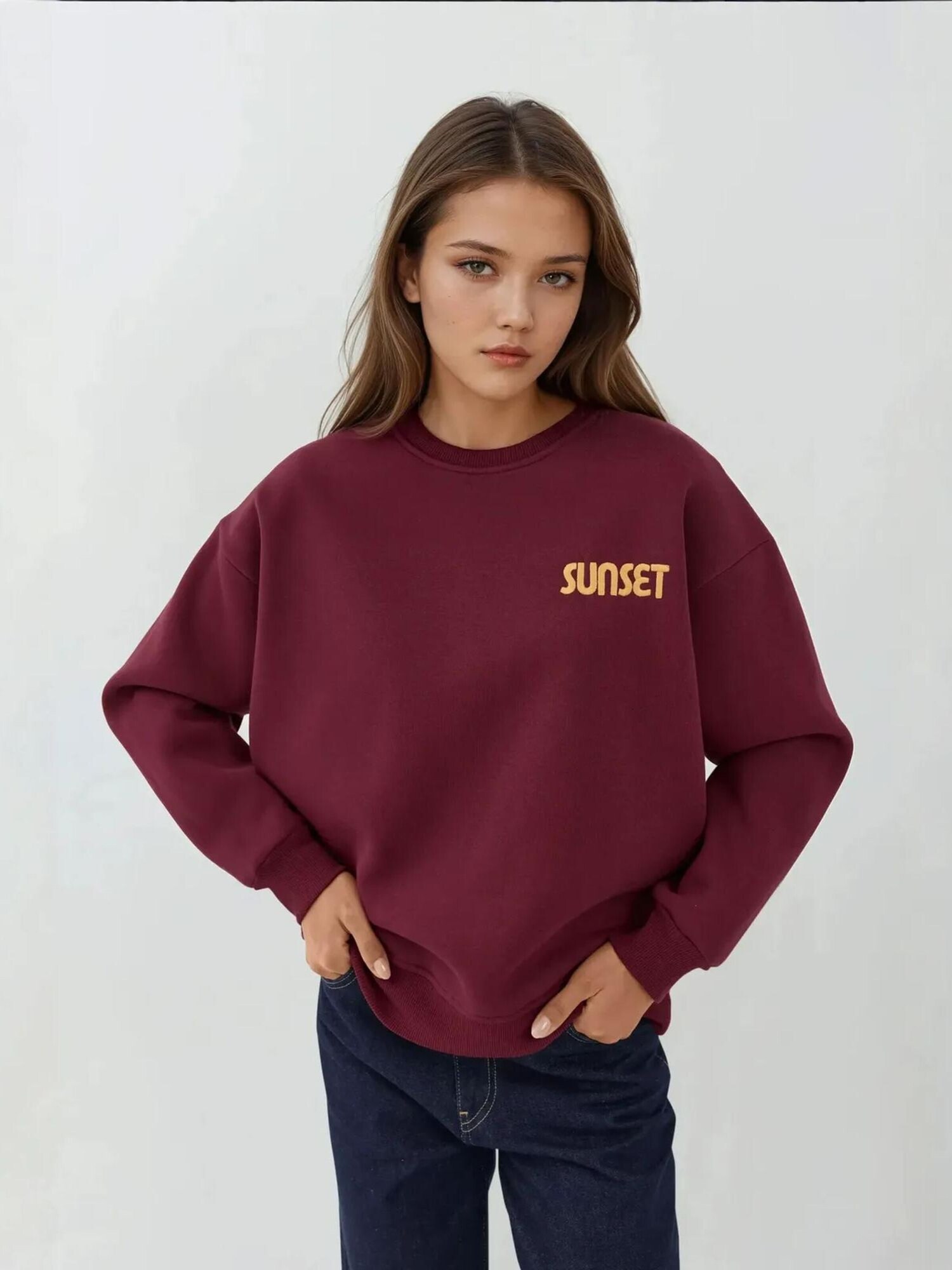 Hiccup Sweater majica 'Sweatshirts' trešnja crvena