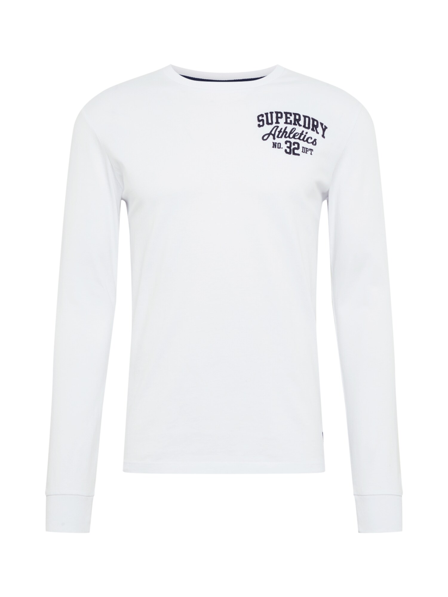 Superdry Marškinėliai  balta / tamsiai mėlyna jūros spalva