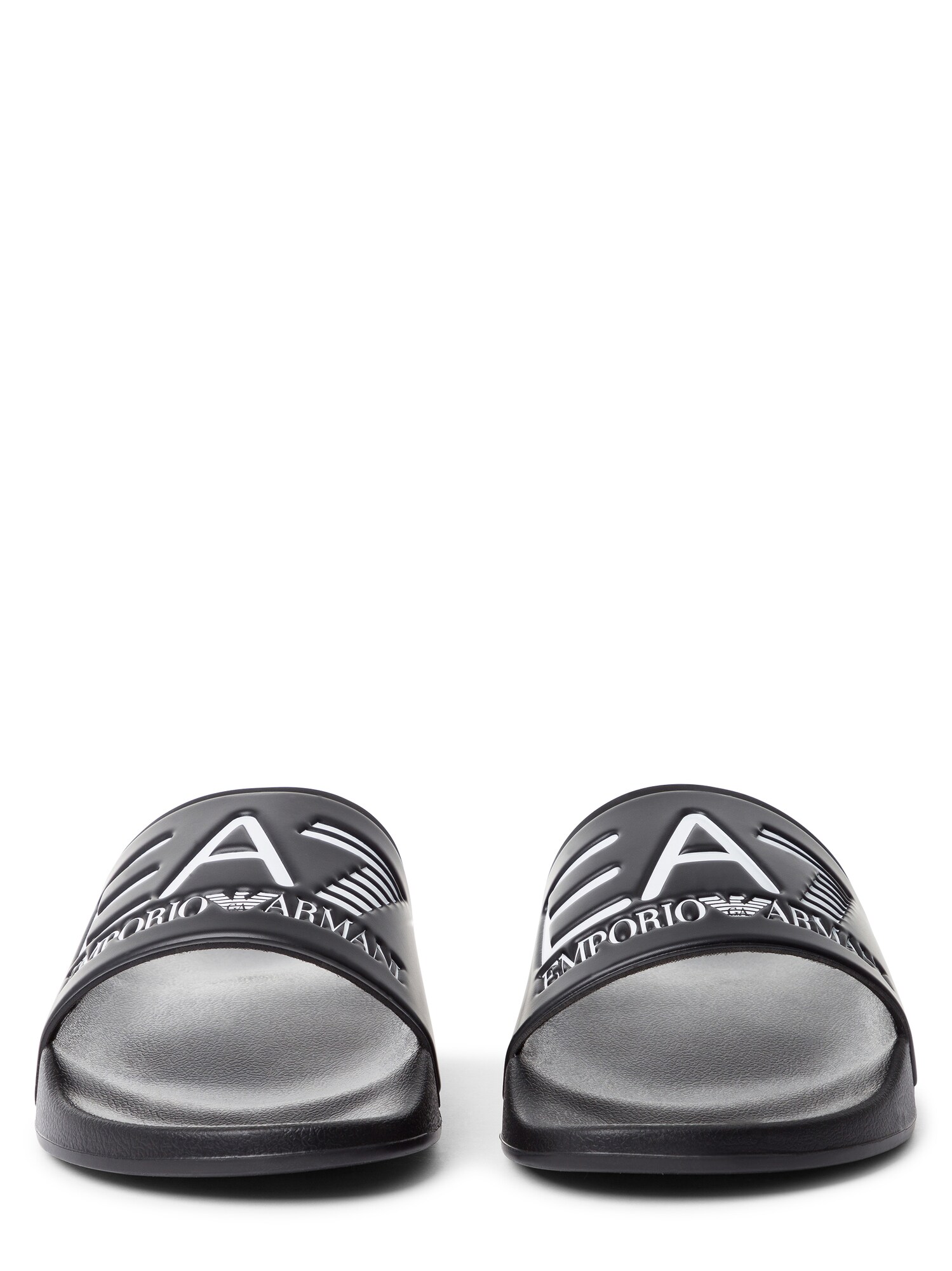 EA7 Emporio Armani Šľapky čierna / biela (obrázok 3)
