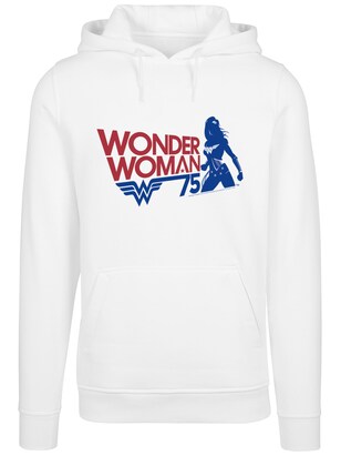 F4NT4STIC Sweatshirt ‘DC Comics Wonder Woman Seventy Five’ Donkerblauw / Donkerrood / Wit