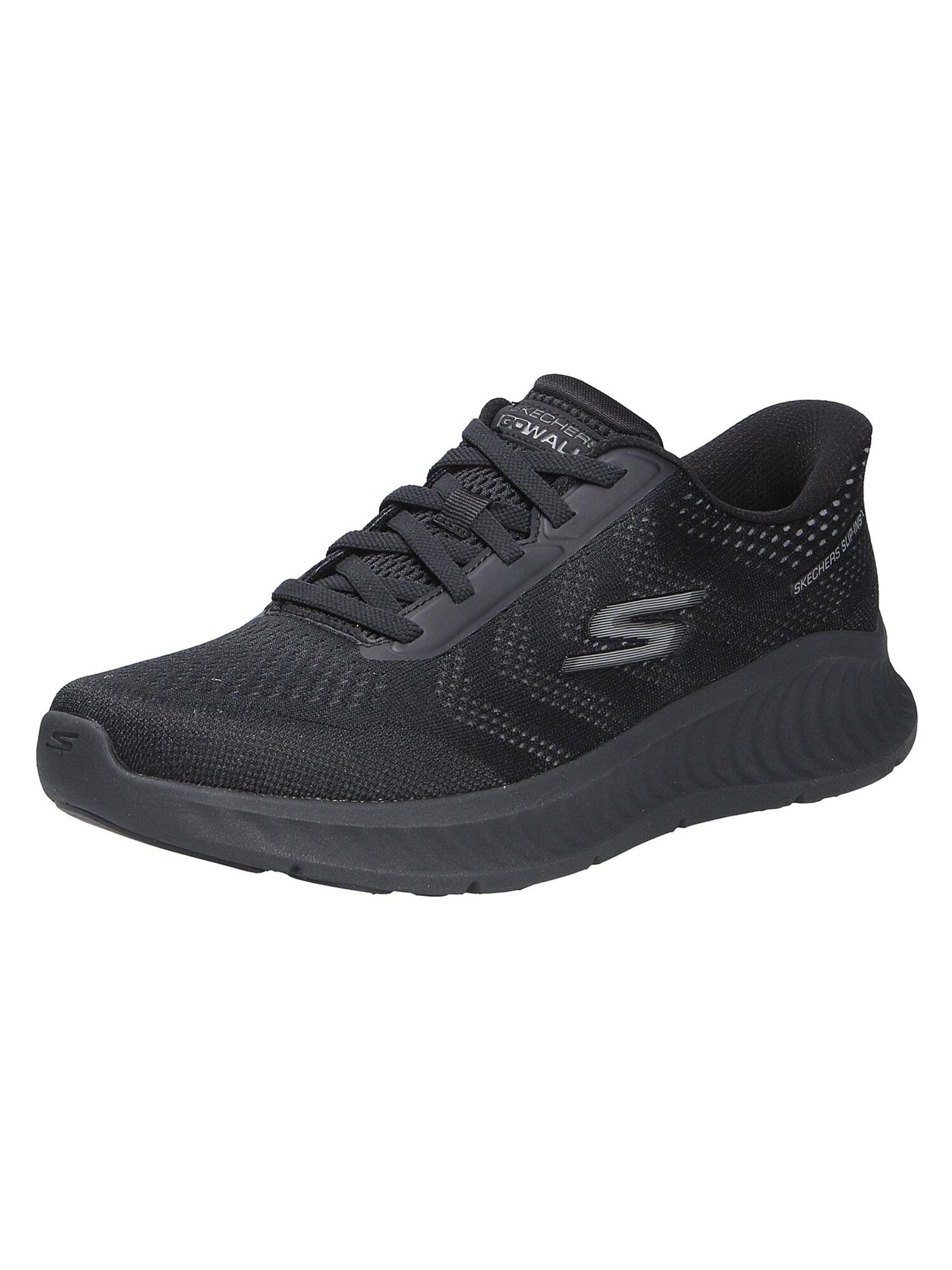 SKECHERS Zapatillas de casa  gris claro / negro