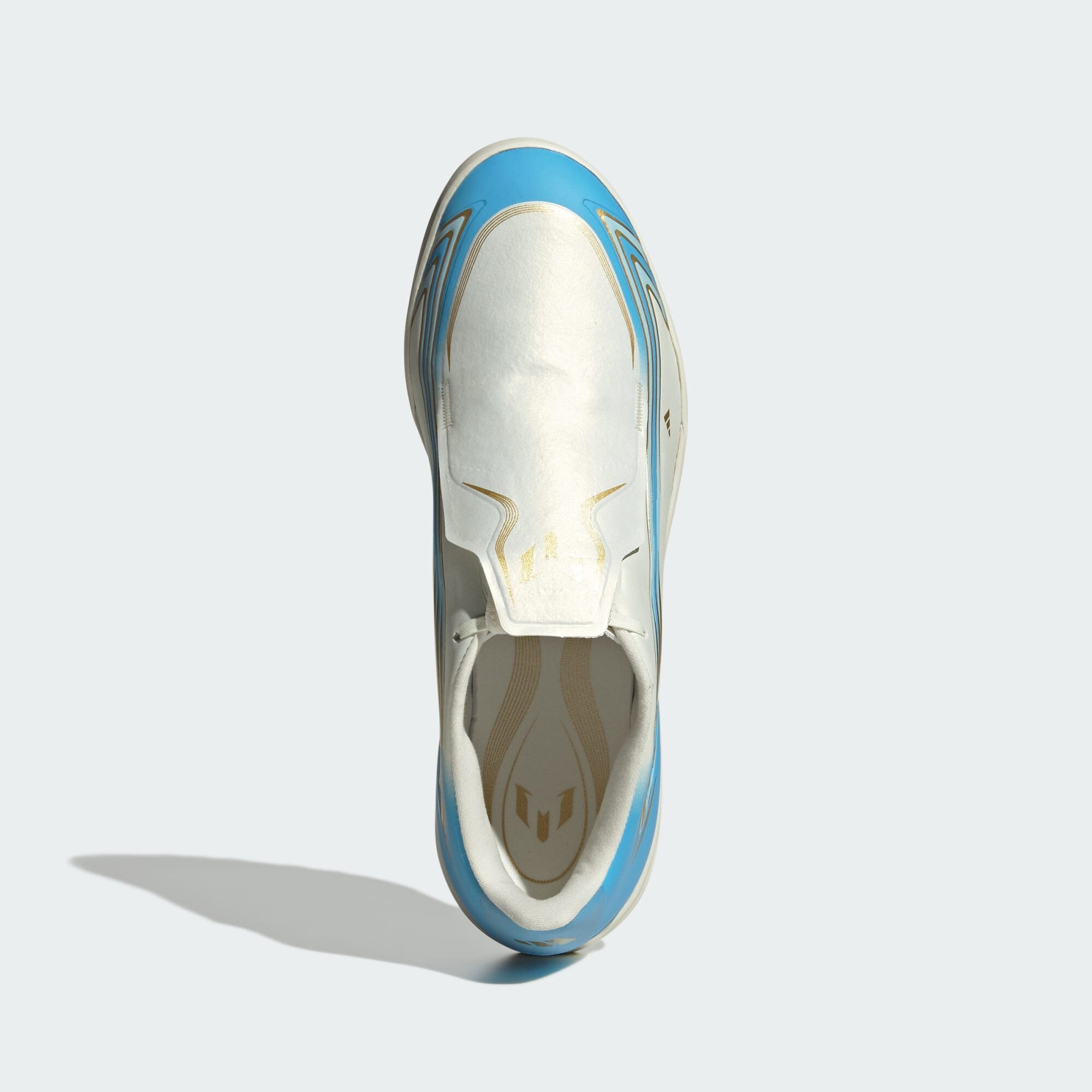 ADIDAS PERFORMANCE Zapatillas de fútbol 'F50 Messi League' azul / oro / blanco – imagen 2