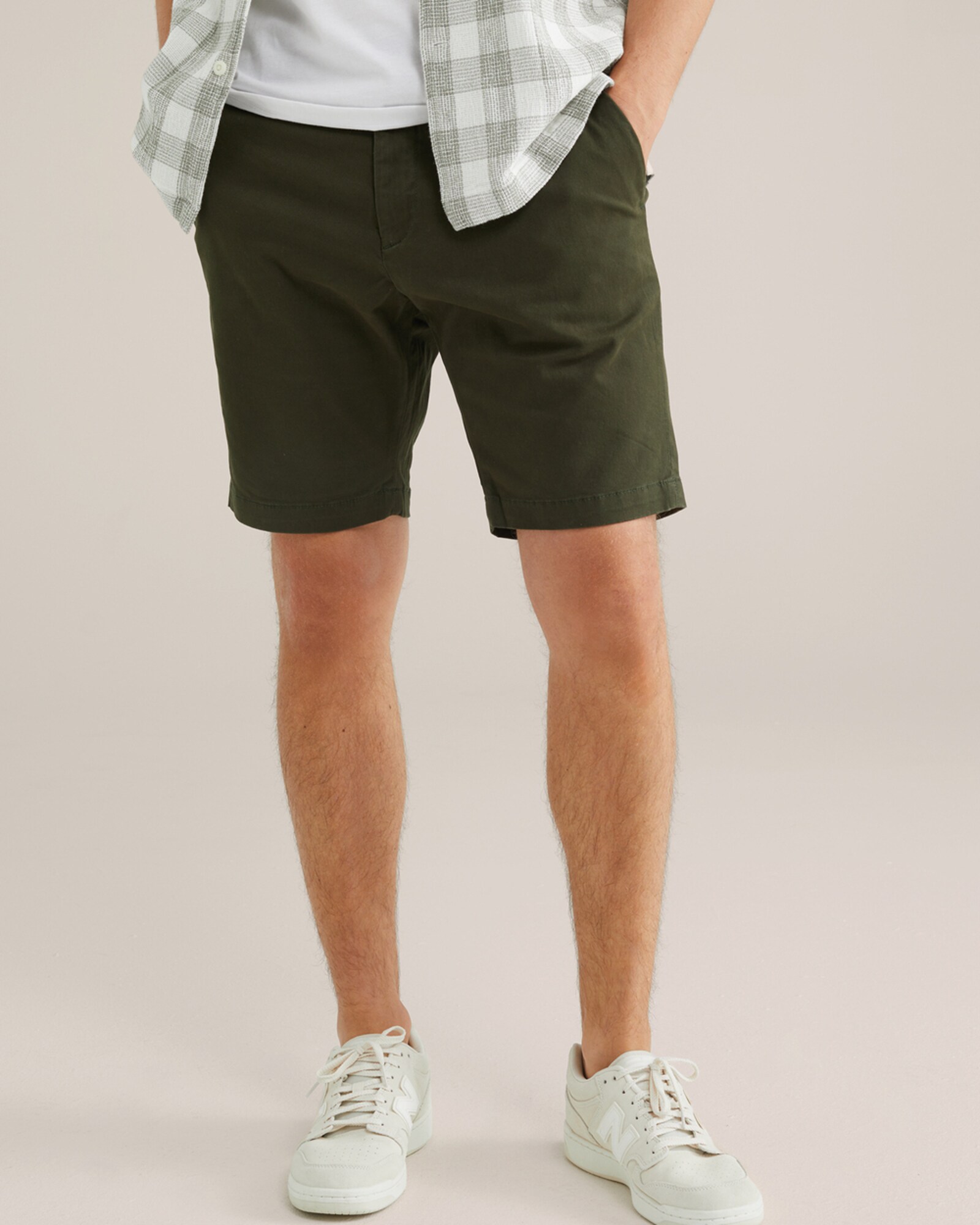 WE Fashion Chino nadrág  khaki termék 2. képe