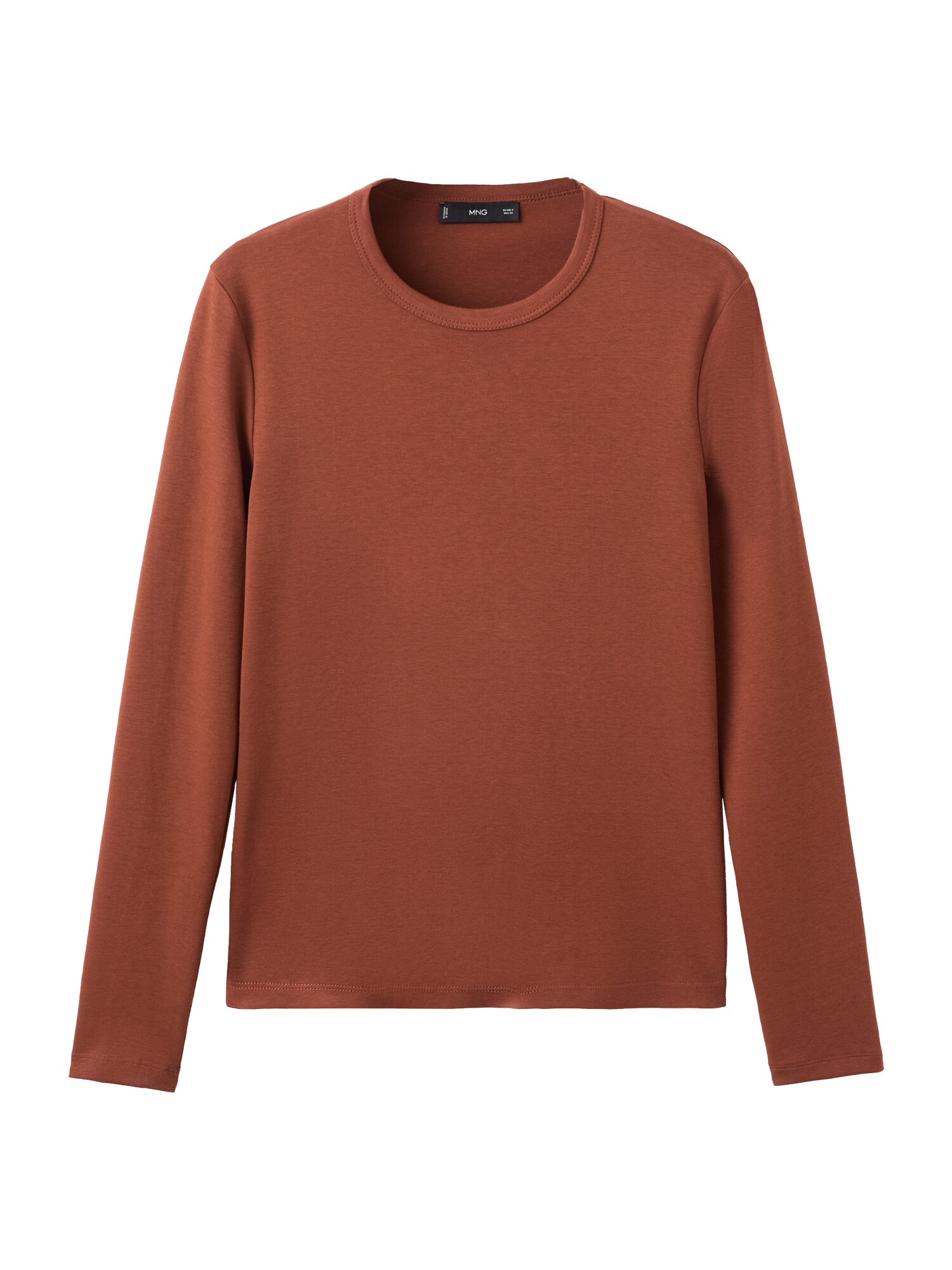 MANGO Tricou NISA  roșu ruginiu