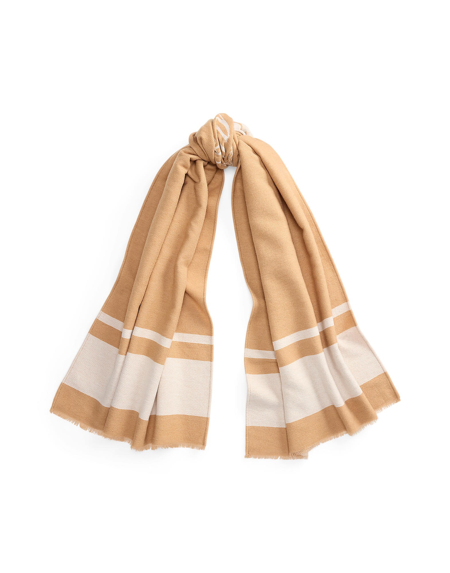 Lauren Ralph Lauren Fular maro cămilă / bej deschis