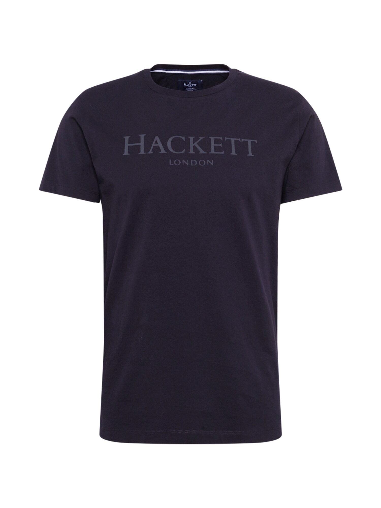 Hackett London Marškinėliai juoda / pilka