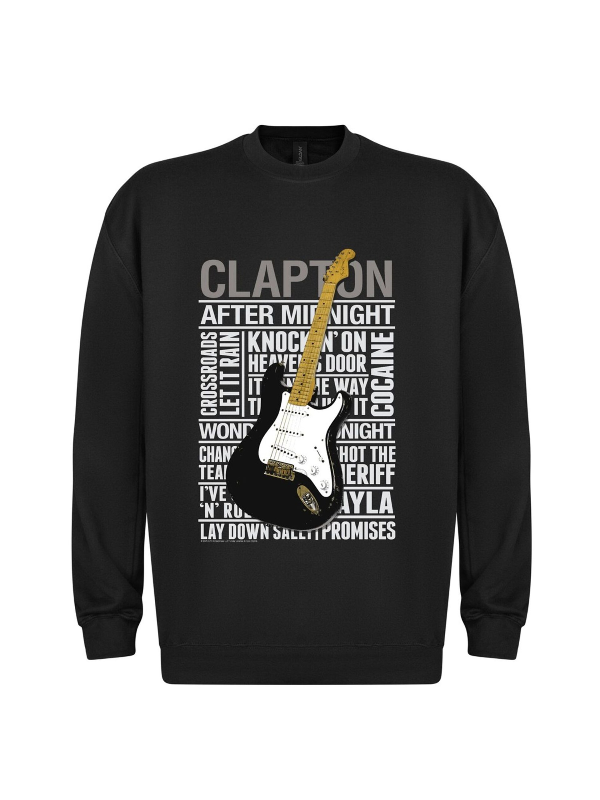 Rockshirts Sweatshirt 'Eric Clapton Songs' herr