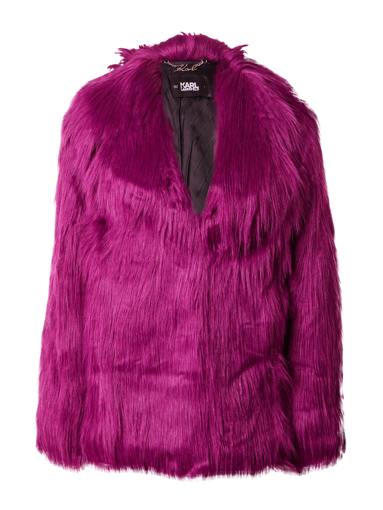 Karl Lagerfeld Zimska jakna  temno roza