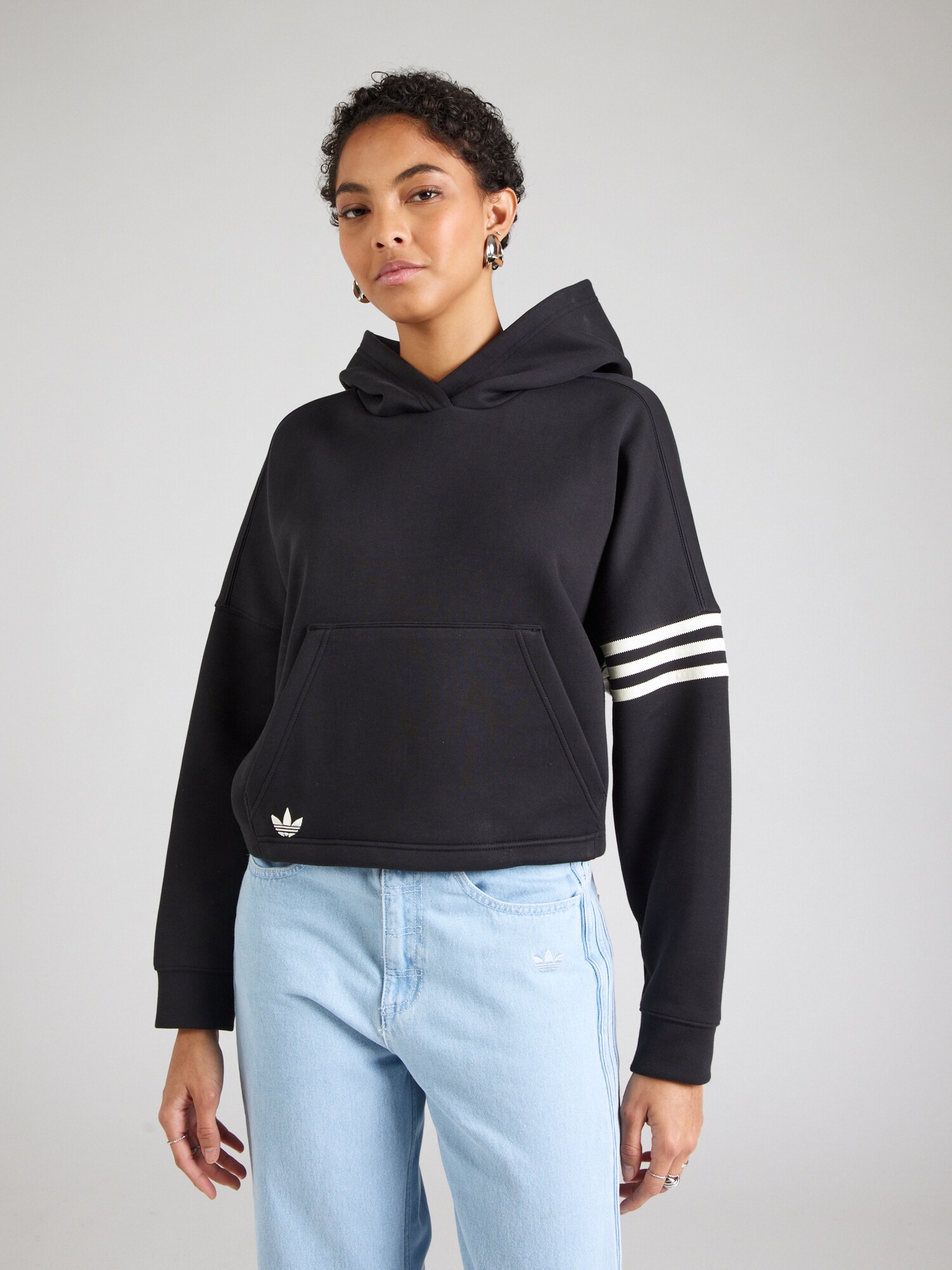 ADIDAS ORIGINALS Tréning póló 'Neucl'  fekete / fehér termék 2. képe