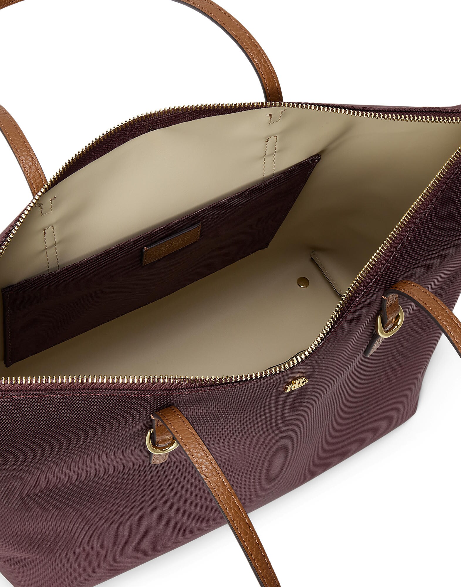 Lauren Ralph Lauren Shopper 'KEATON'  rojo vino