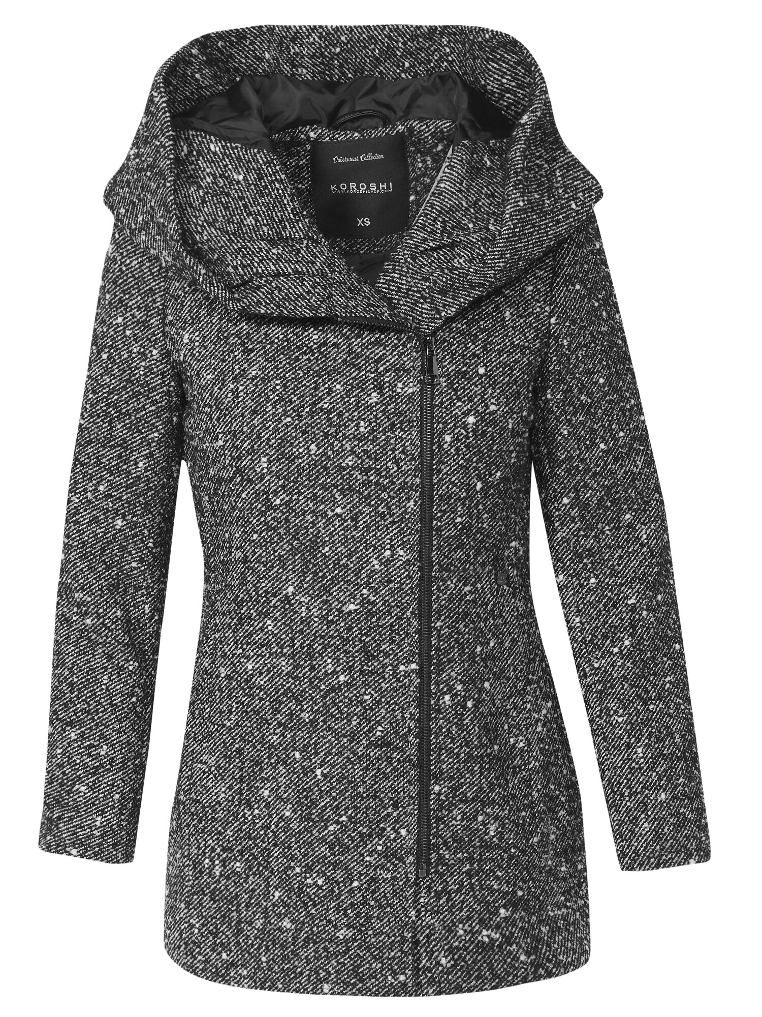 KOROSHI Palton de primăvară-toamnă  negru