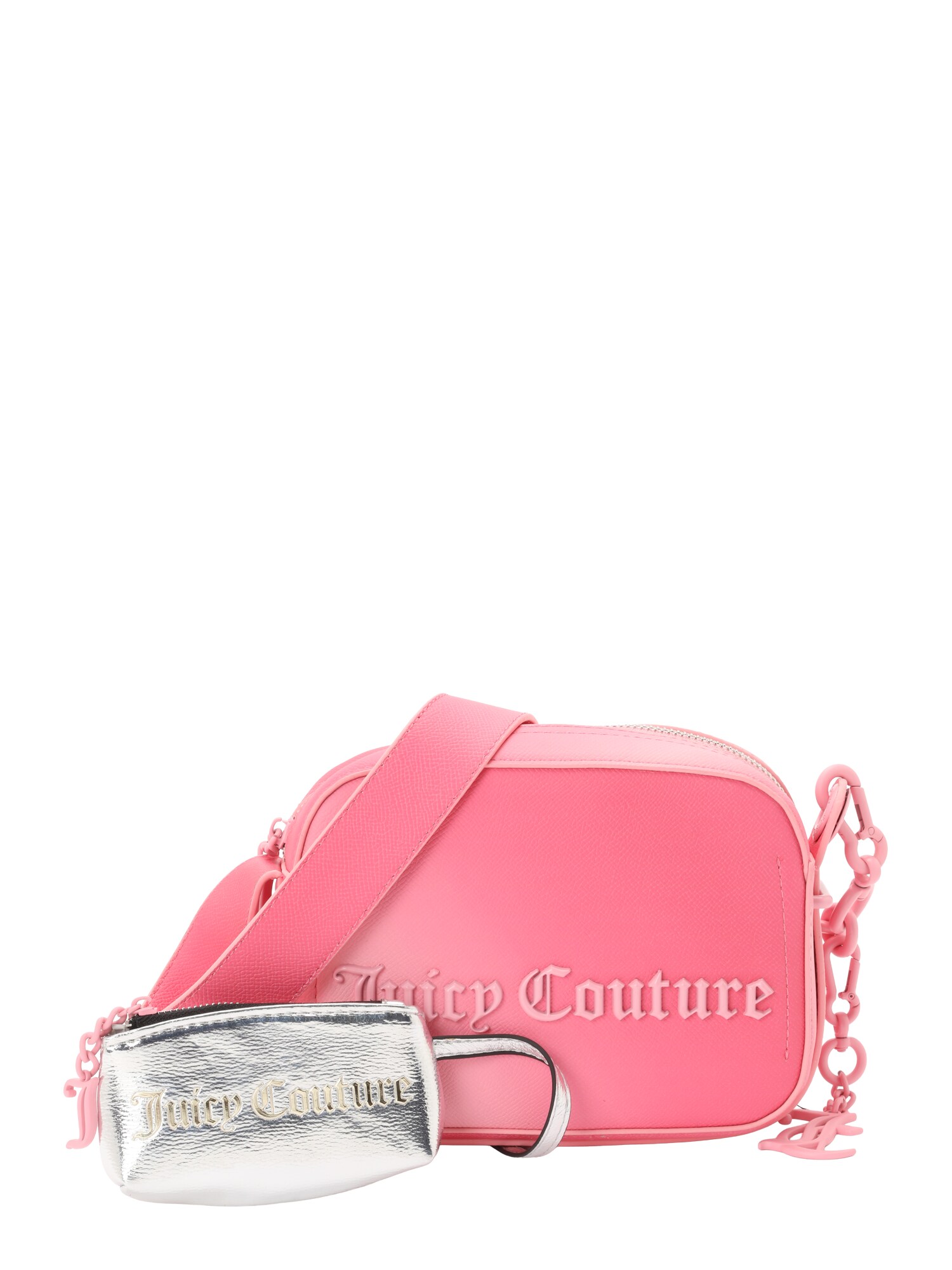 Juicy Couture Geantă de umăr  roz / argintiu