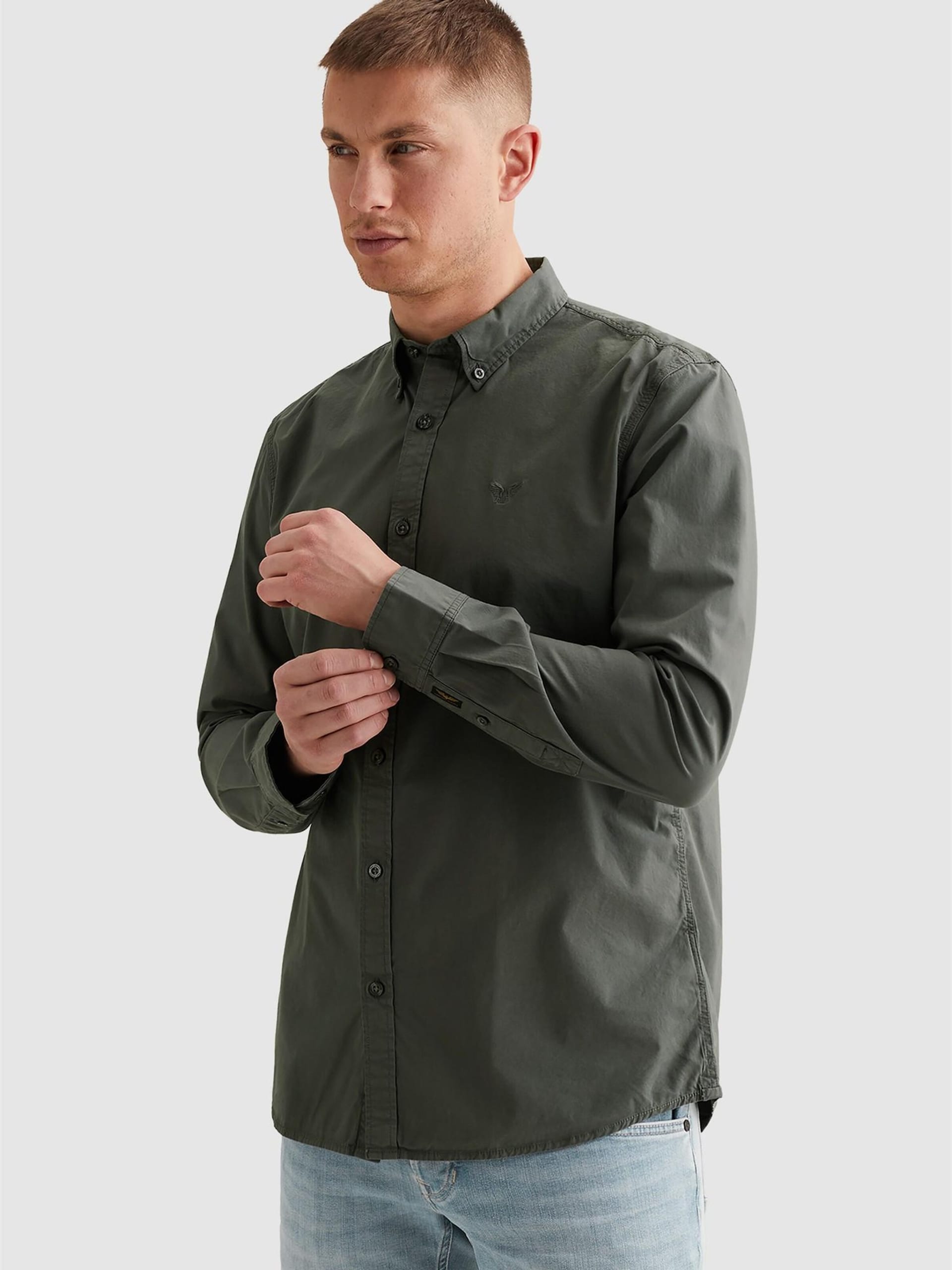 PME Legend American Classic Skjorta Urban Green Grön Mörkgrön Storlek herr – bild 2