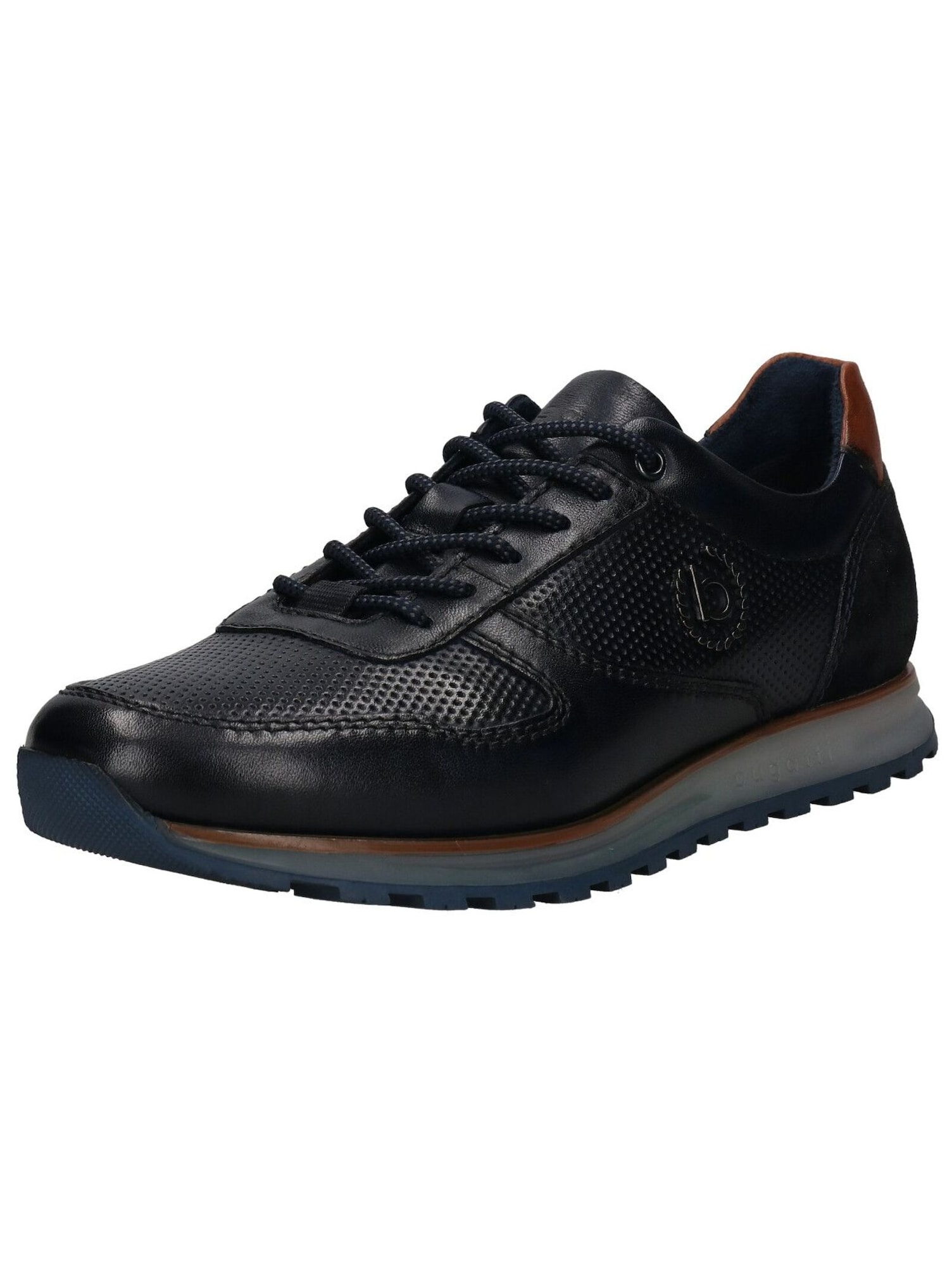 bugatti Sneaker low  albastru marin / maro