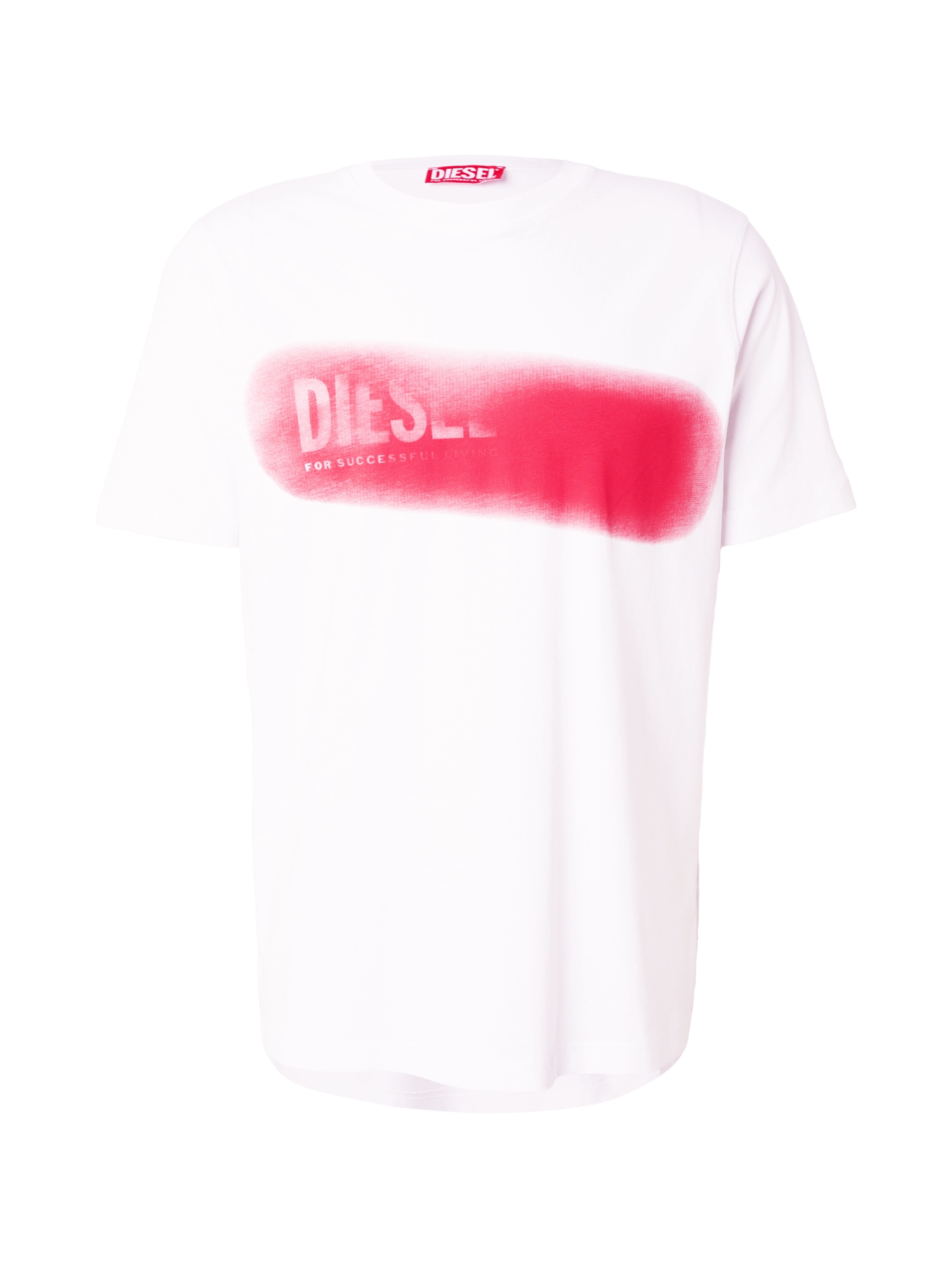 DIESEL Tricou T-ADJUST-AA5 roșu / roșu deschis / alb