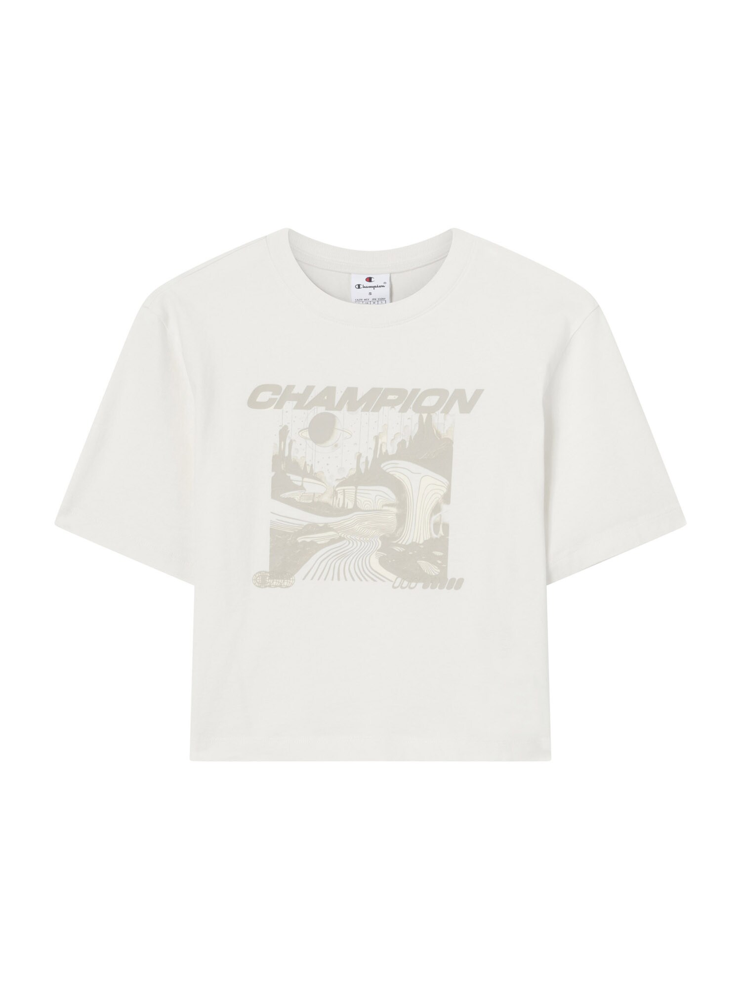 Champion Authentic Athletic Apparel Póló  greige / fehér akciós termékkép 1