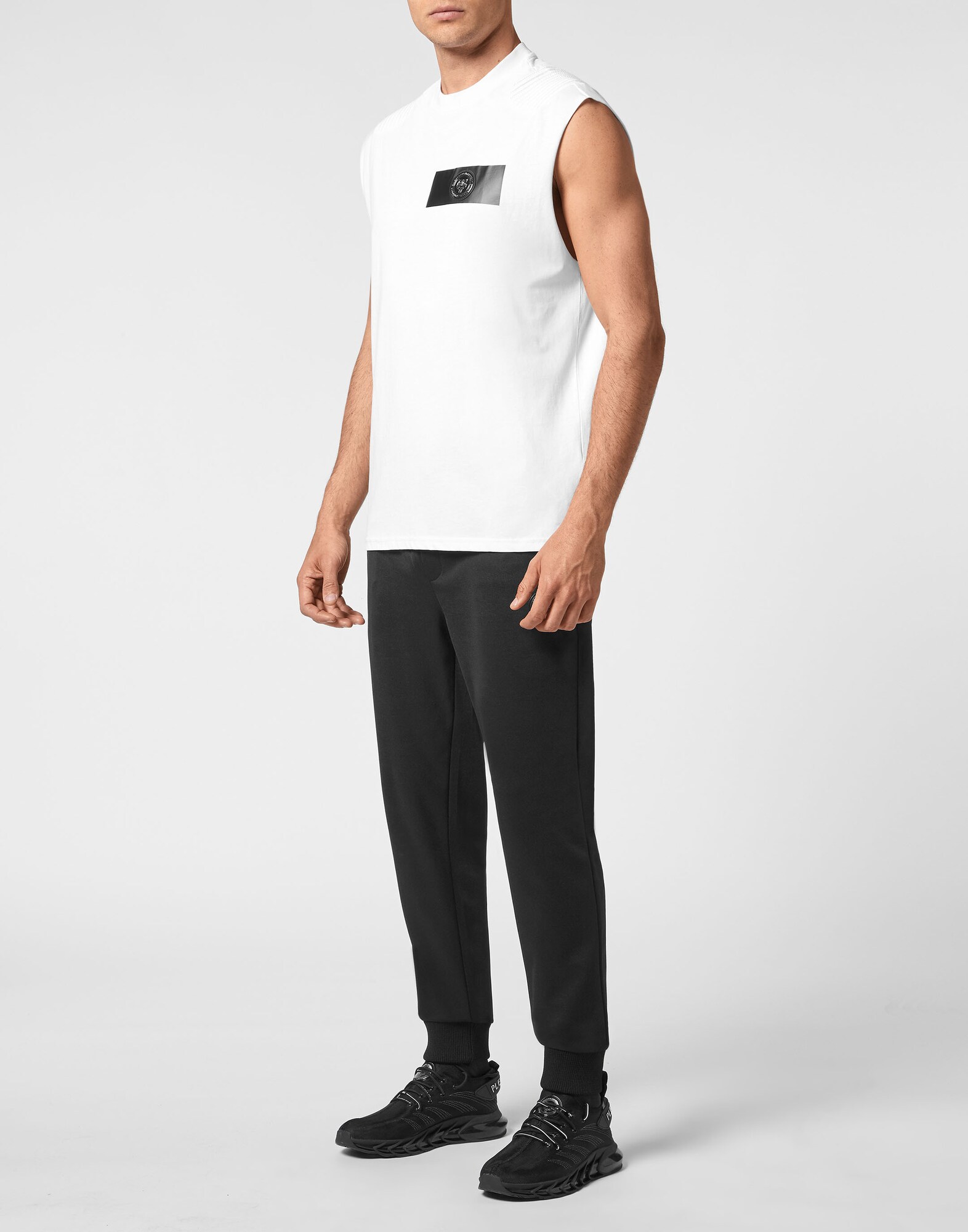 Plein Sport Camiseta negro / blanco – imagen 3